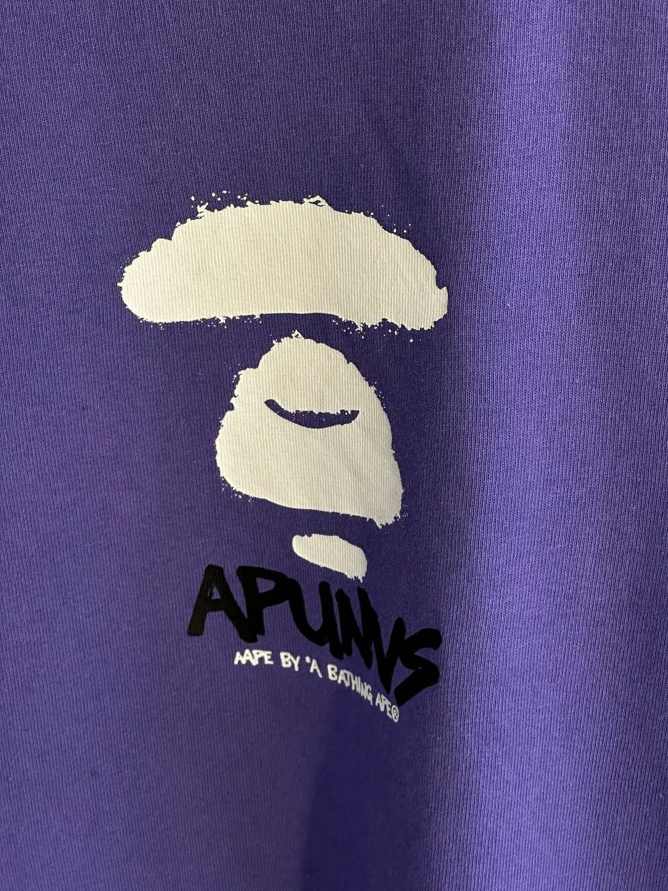Aape Aape By Bathing Ape Purple Big Logo T-Shirt Size US M / EU 48-50 / 2 - 7 Thumbnail