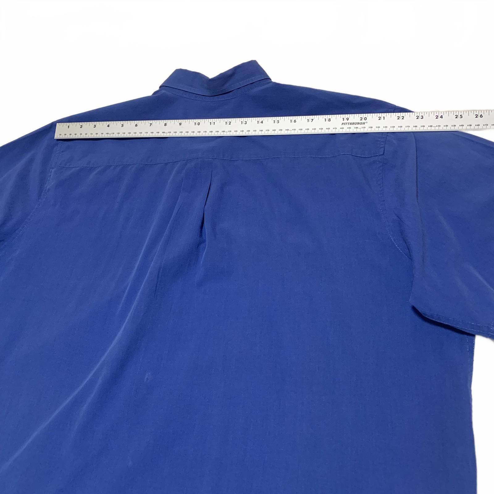 Basic Editions Basic Edition Men's 2XL Blue Short Sleeve Button-Up Shirt Size US XXL / EU 58 / 5 - 8 Thumbnail