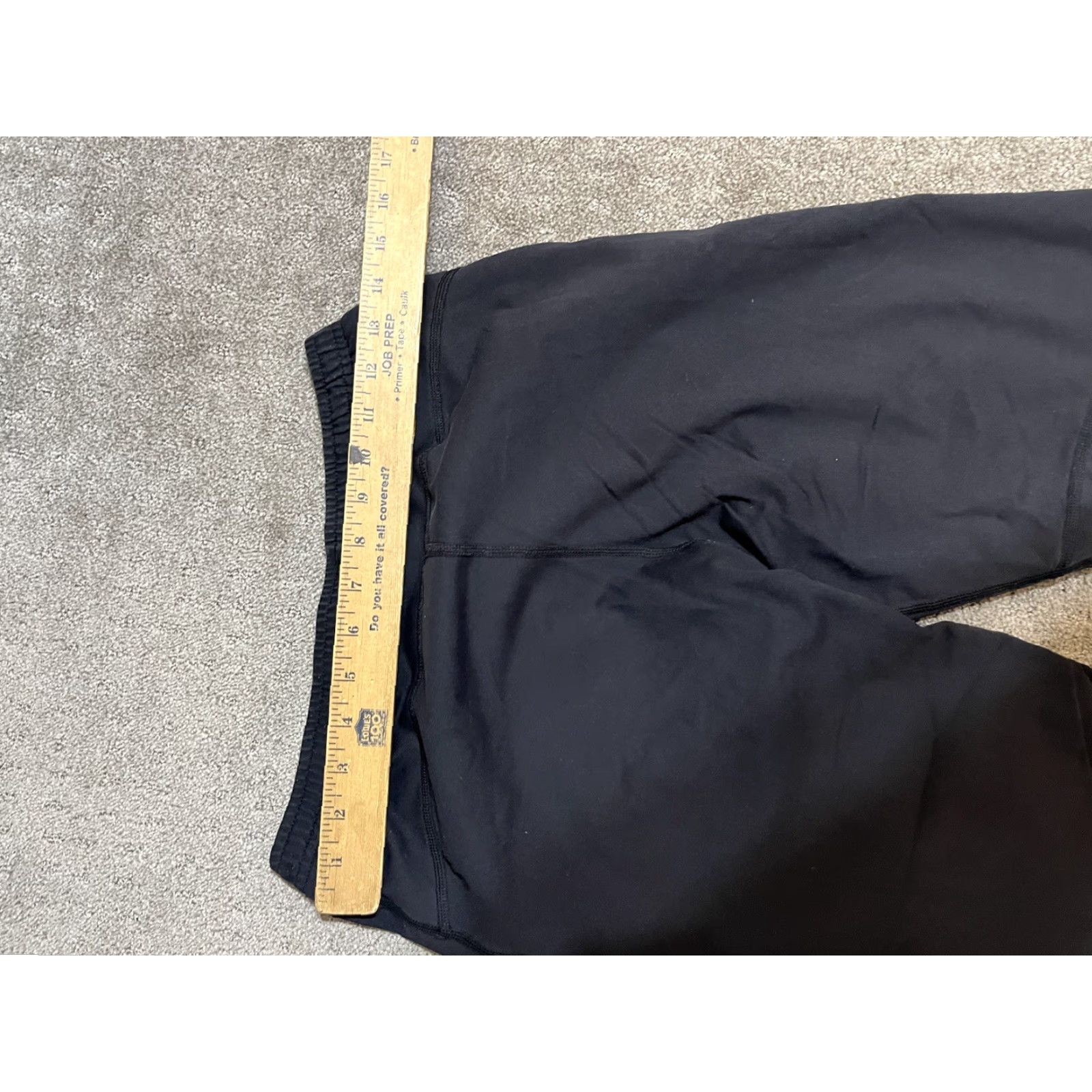 Vintage Hinds Mens Sweatpants Small Black Tapered w/Pockets Ankle Zip No Drawstring Size US 29 - 6 Thumbnail