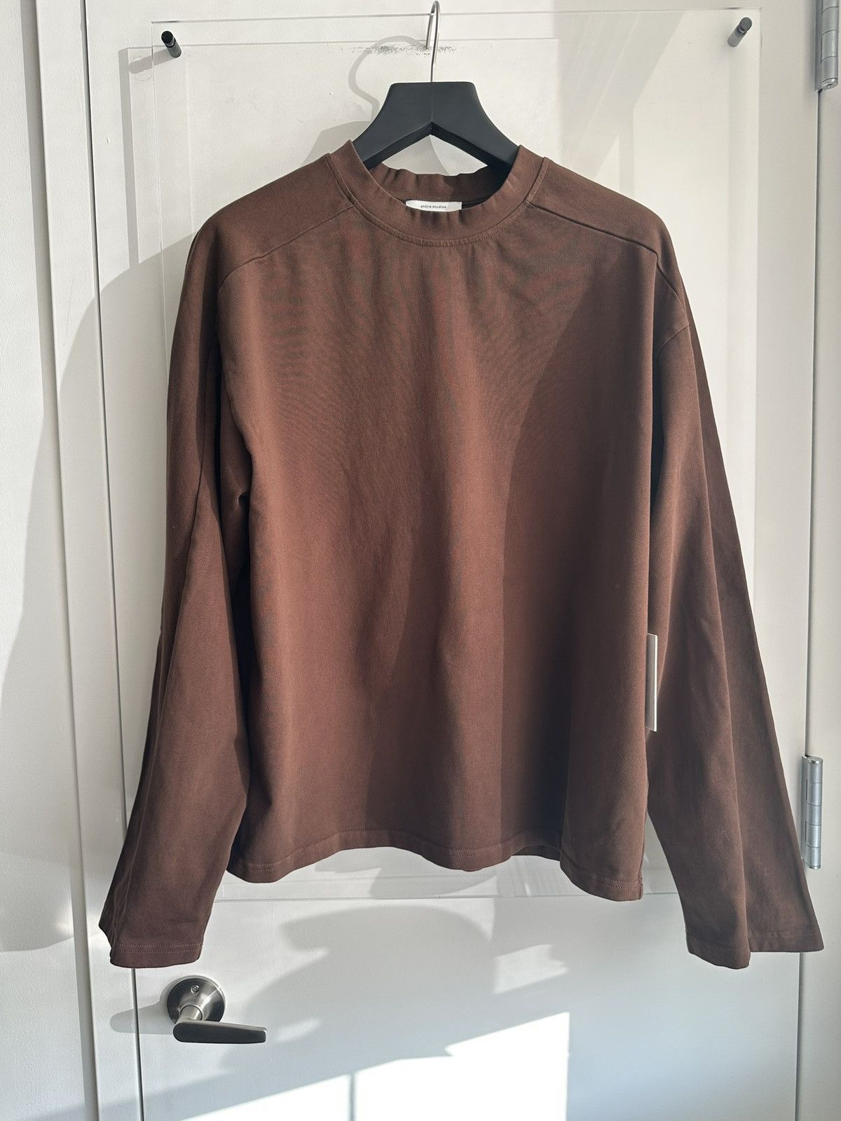 Entire Studios NWT Heavyweight Long Sleeve Tee Brunette Size US L / EU 52-54 / 3 - 1 Thumbnail