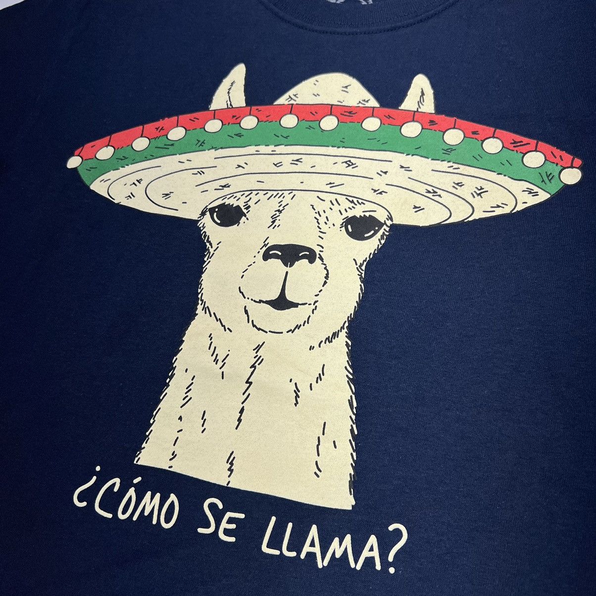 Riot Society Riot Society Llama Tee Shirt Blue Animal Funny Party Skate Size US S / EU 44-46 / 1 - 3 Thumbnail