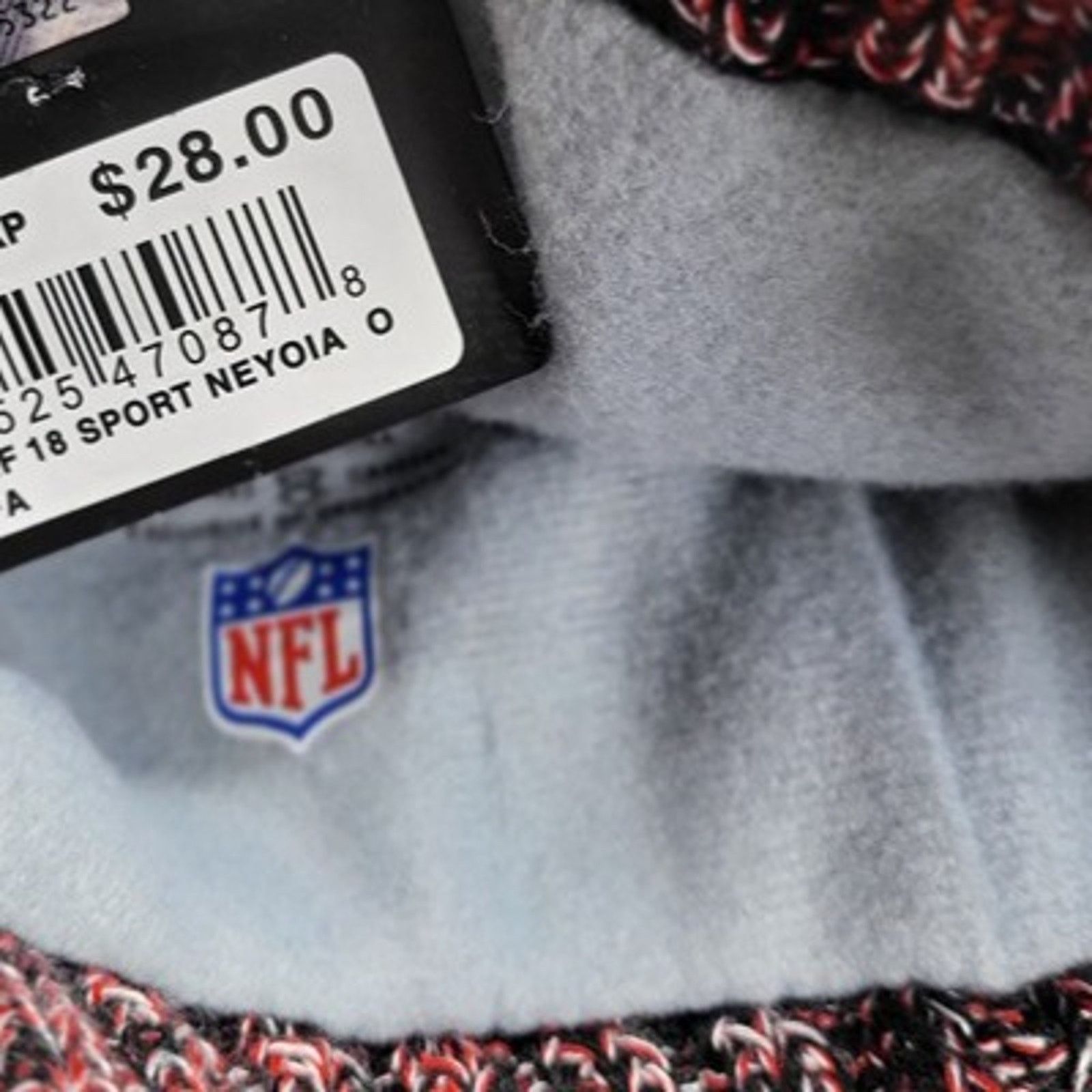 Other NWT Atlanta Falcons Sports Knit Pom Beanie Fleece OSFA Size ONE SIZE - 4 Thumbnail