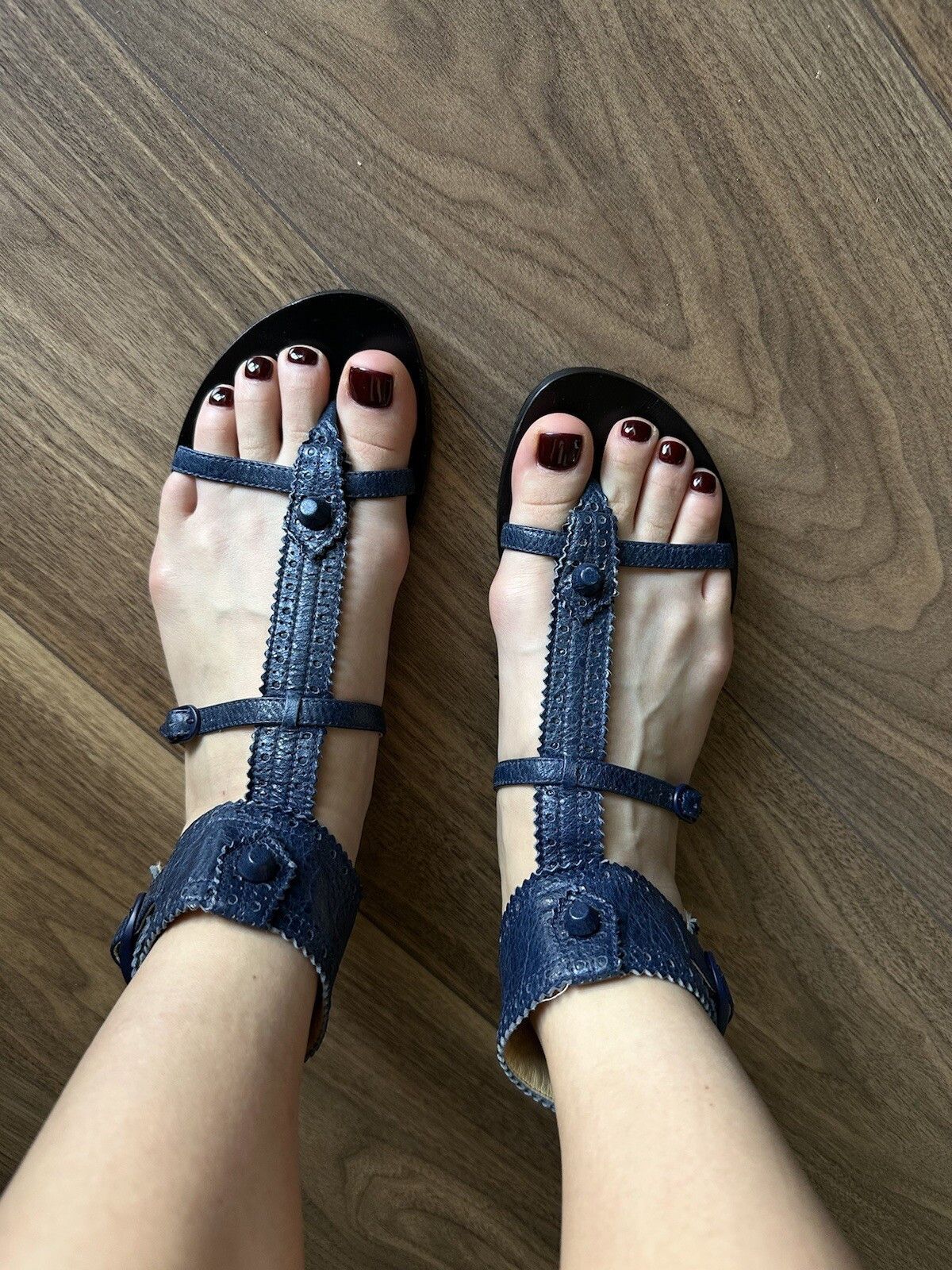 Balenciaga Balenciaga Paris Gladiator Studded Flat Sandals City Size US 8.5 / IT 38.5 - 2 Thumbnail