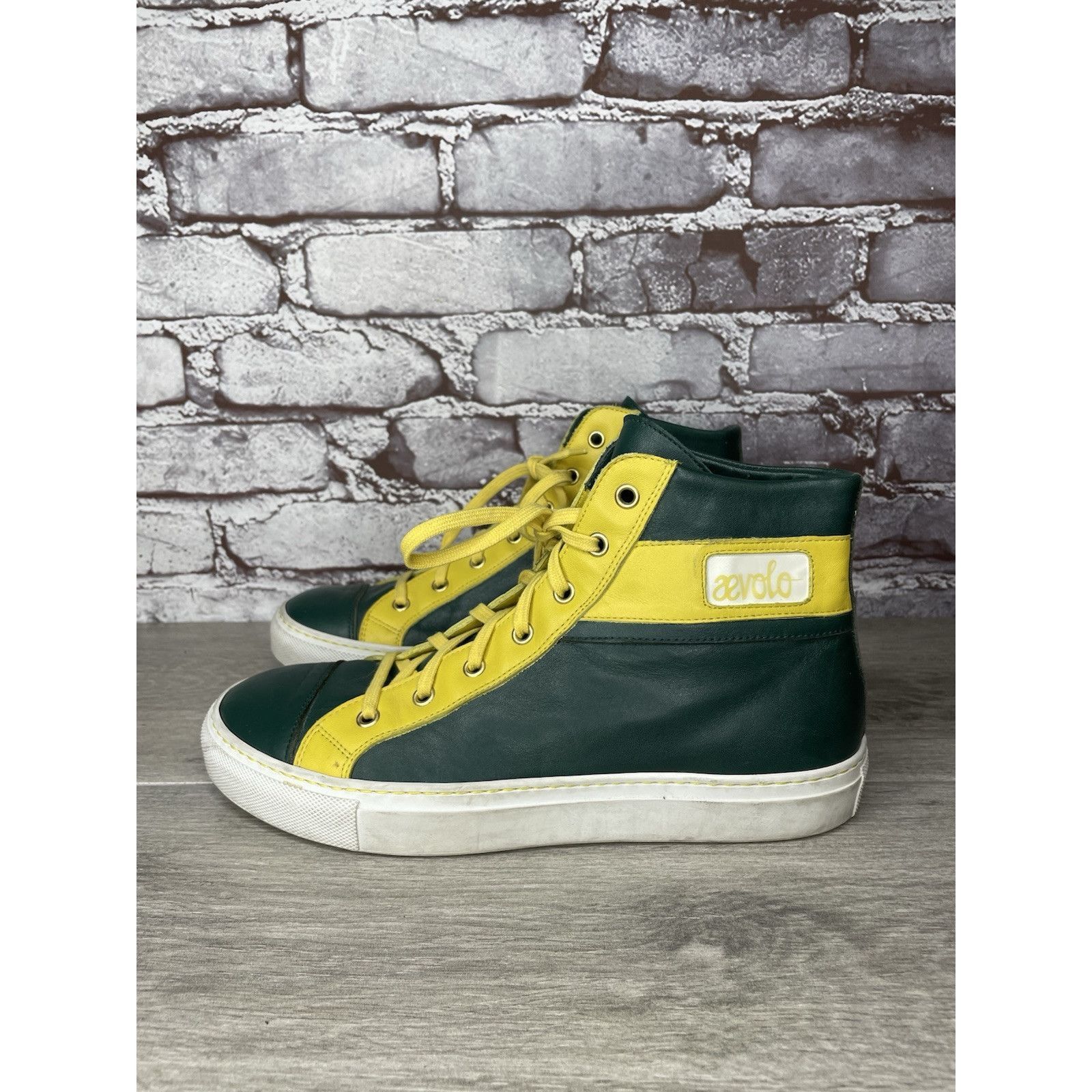 Renzo Cardoni RENZO DERBY Elijah John Yarra (PH) Aevolo Green Leather Yell Size US 9 / IT 39 - 6 Thumbnail