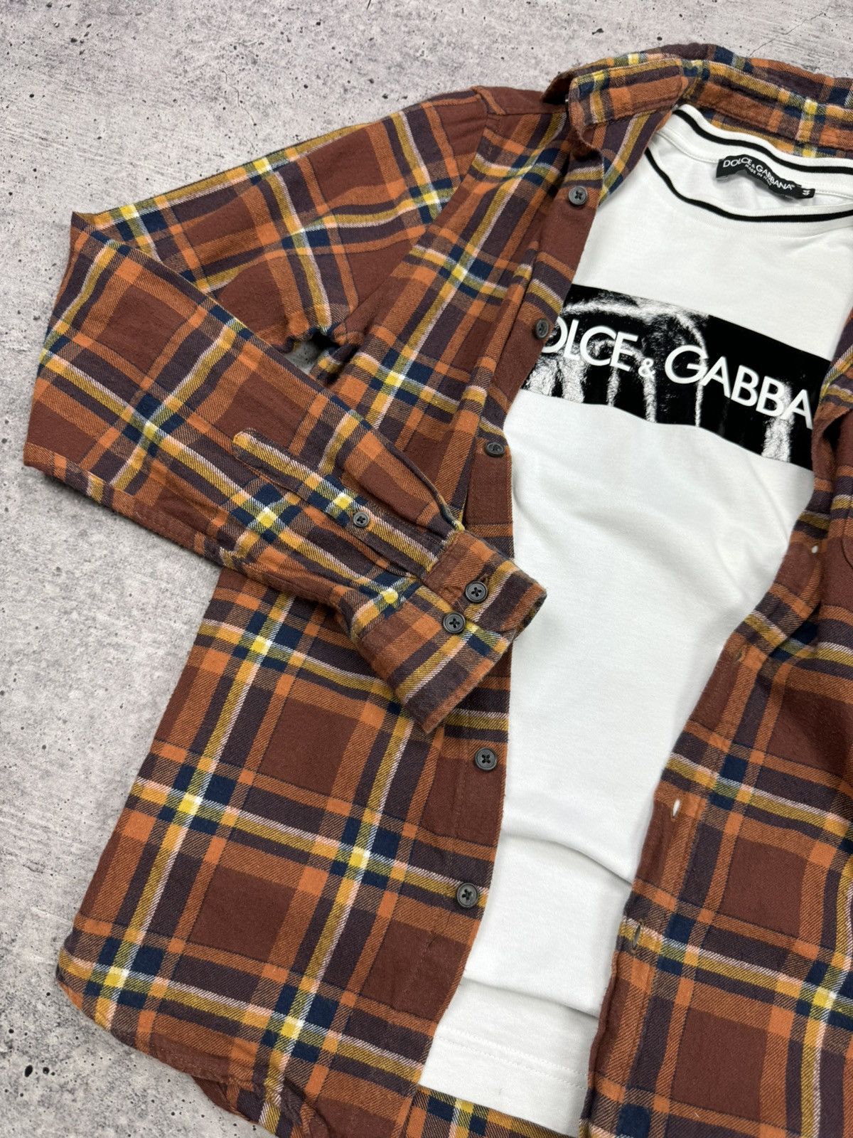 Designer × Vintage Vintage Y2K Plaid Flannel Checkered Shirt Travis Scott Style Size US XS / EU 42 / 0 - 9 Thumbnail