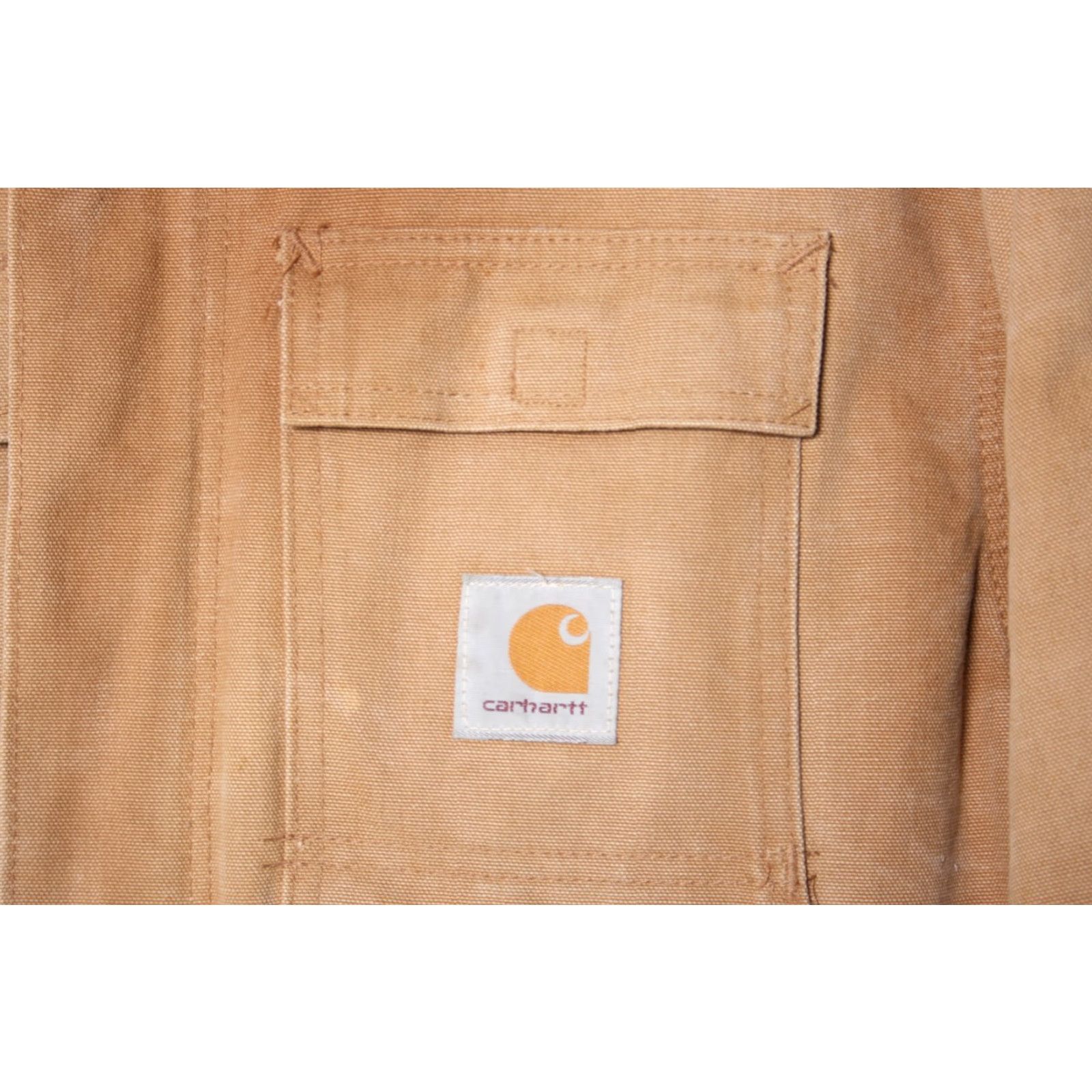 Carhartt VINTAGE Carhartt Jacket Duck Canvas Arctic Quilt Lined Hood Sz. 46R Brown C03BRN A02 46 Regular Mens Size US S / EU 44-46 / 1 - 5 Thumbnail