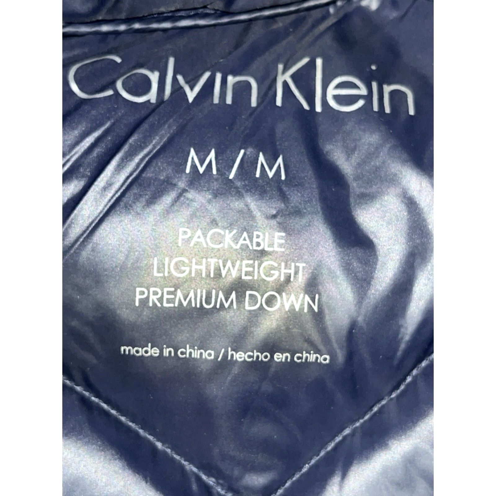Calvin Klein CALVIN KLEIN BLUE DOWN Puffer COAT Quilted Packable Lightweight Gorpcore Women M Size M / US 6-8 / IT 42-44 - 2 Thumbnail