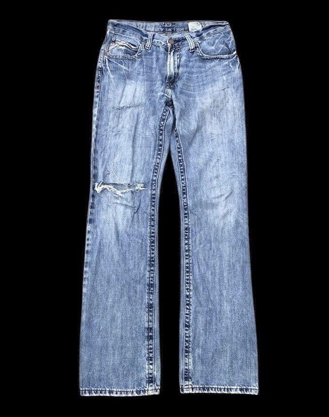 Ariat WASHED BLUE DISTRESSED DENIM BY ARIAT Size US 31 - 1 Thumbnail