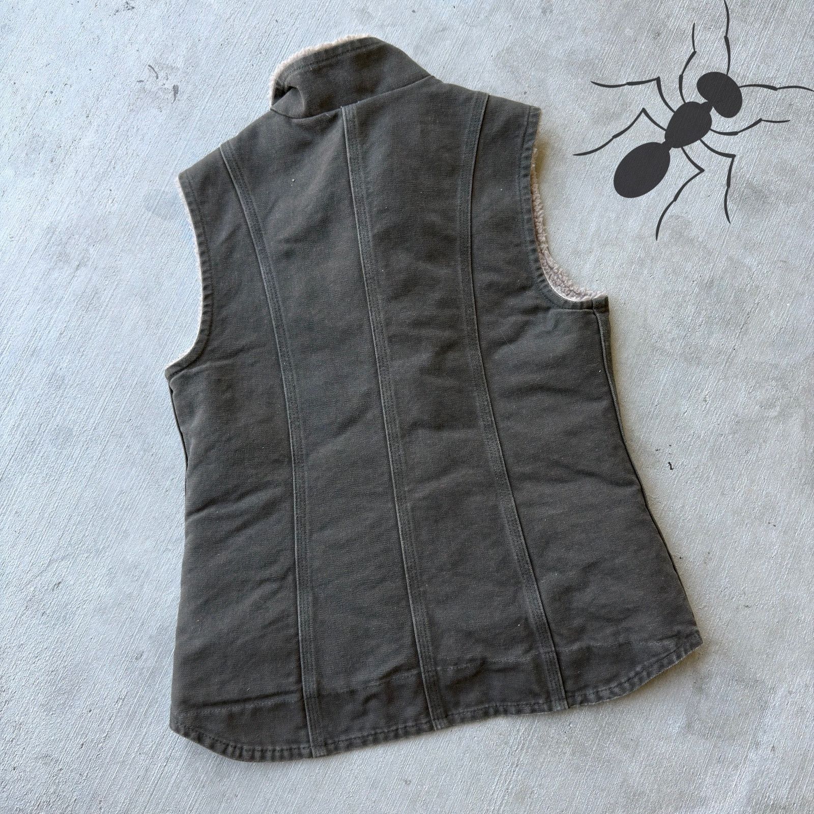 Carhartt × Vintage Carhartt WOMENS WV001 green work wear vest Size US XS / EU 42 / 0 - 4 Thumbnail
