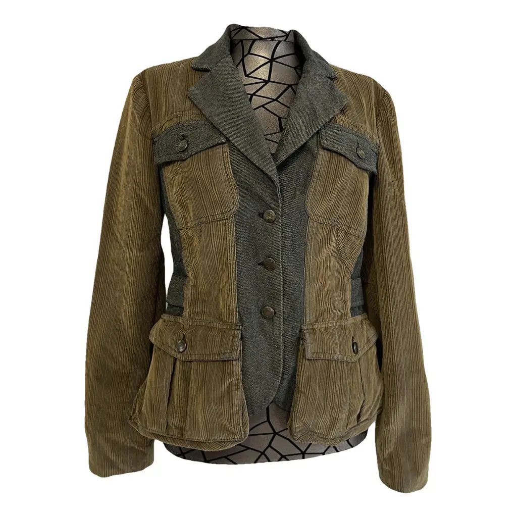 Just Cavalli Just Cavalli denim jacket camel Size L / US 10 / IT 46 - 1 Thumbnail
