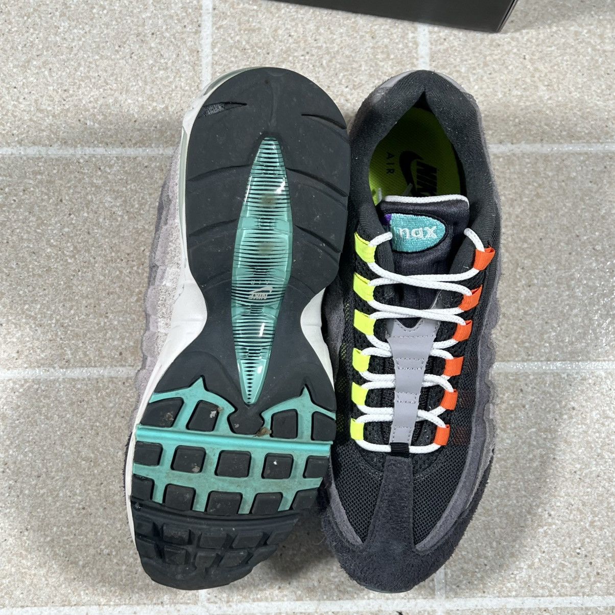 Nike Nike Air Max 95 Big Bubble PRM Greedy Size 11.5 Multi Color Size US 11.5 / EU 44-45 - 5 Thumbnail