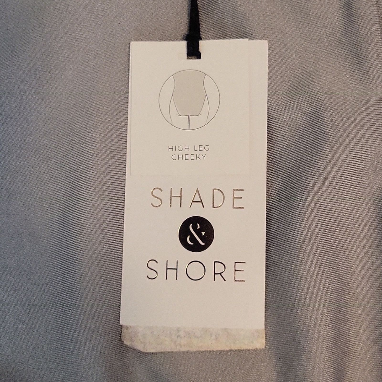 The Unbranded Brand Shade & Shore Silver Color One Piece Women Swimsuit M 8-10 Size ONE SIZE - 5 Thumbnail