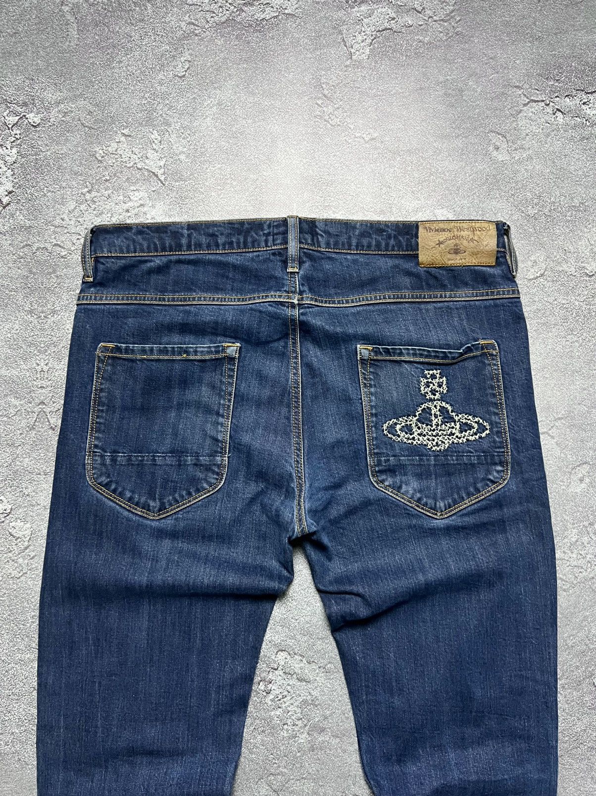 Vivienne Westwood Vintage Vivienne Westwood Jeans Big Logo Anglomania Orb Satu Size US 34 / EU 50 - 2 Thumbnail