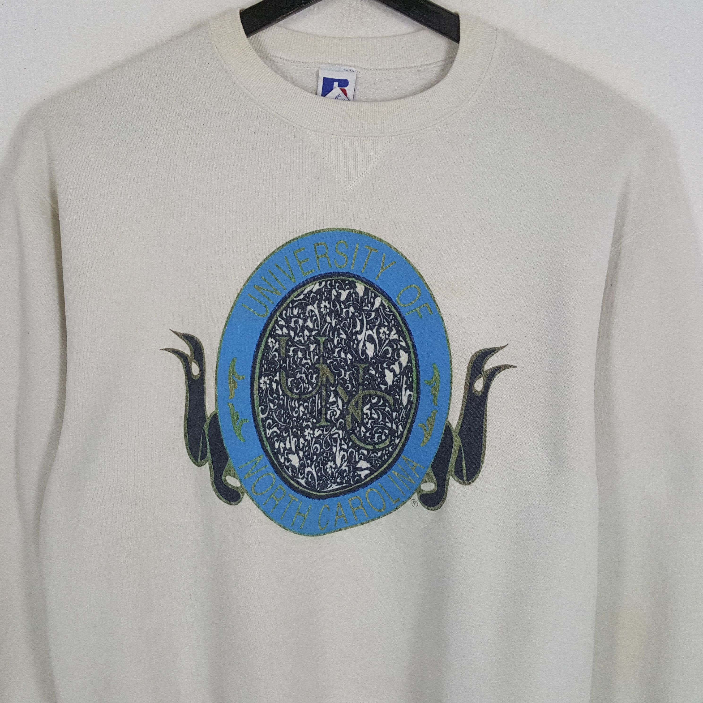 Russell Athletic × Vintage UNIVERSITY OF NORTH CAROLINA Vintage Sweatshirt Size US L / EU 52-54 / 3 - 2 Thumbnail