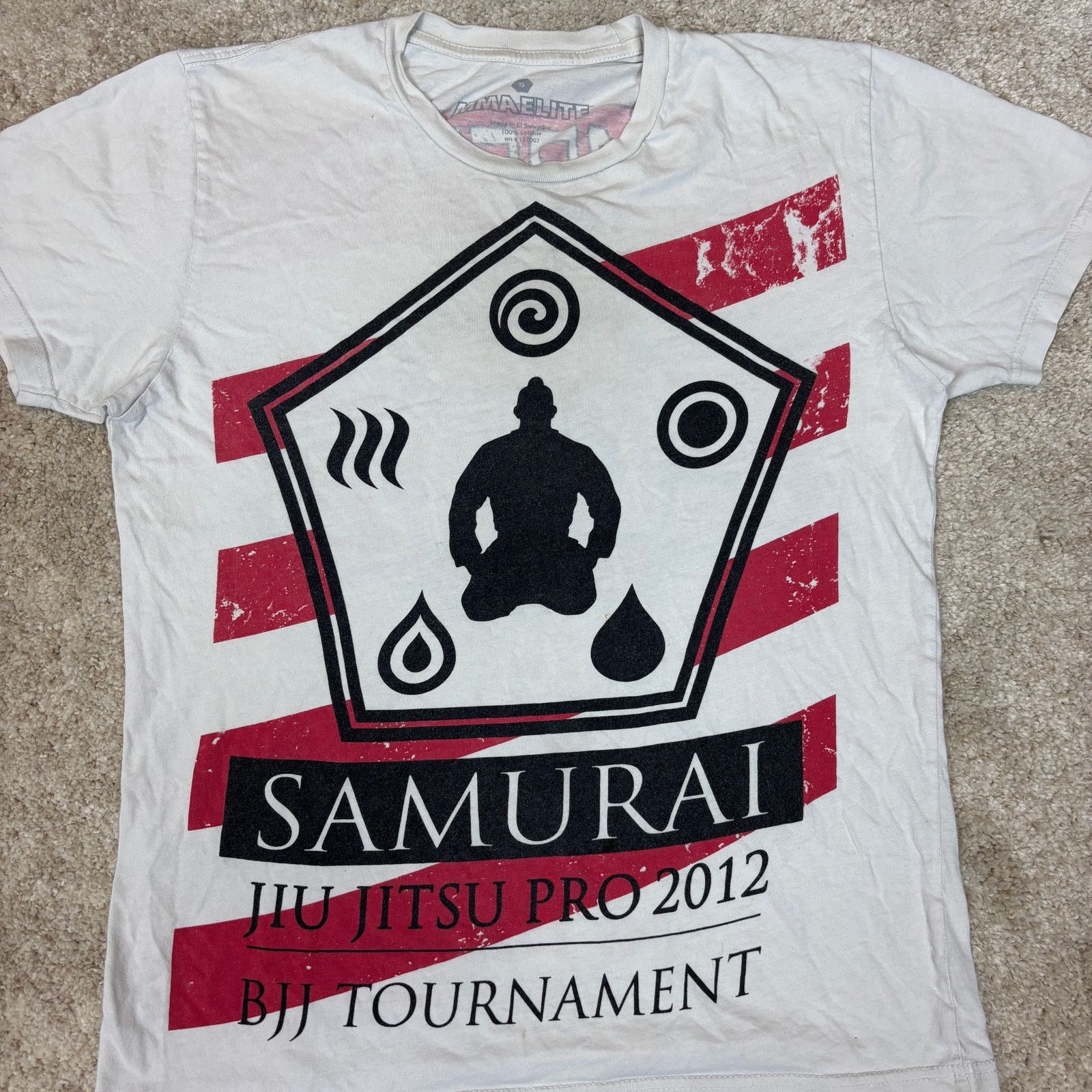 Other MMA Elite Pro Samurai Jiu Jutsui 2012 Competitor Shirt Small Size US S / EU 44-46 / 1 - 2 Thumbnail
