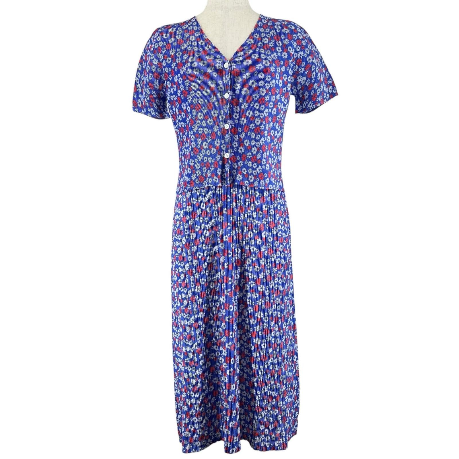 Issey Miyake Issey Miyake Pleats Please Polyester Two Piece Set Textile Suits PP22-JH875 DUTY FREE for USA Size ONE SIZE - 1 Thumbnail