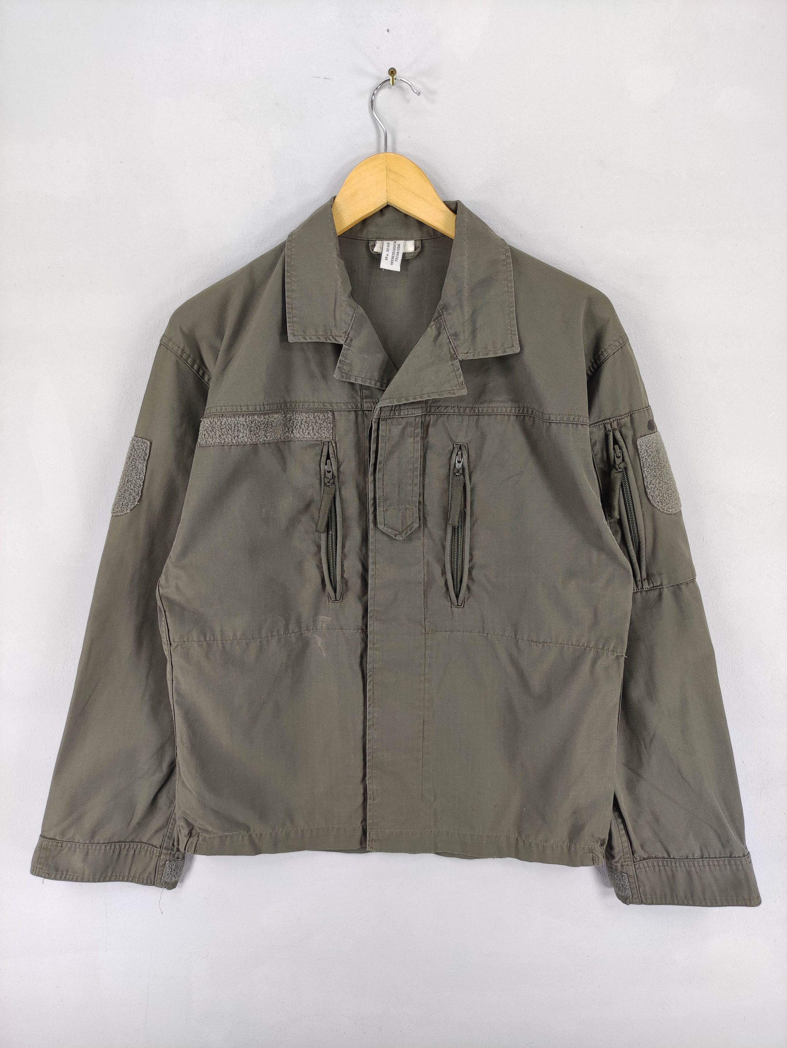 Vintage Vintage 2006 Austrian Army Jacket Ripstop Poplin Size US M / EU 48-50 / 2 - 1 Thumbnail