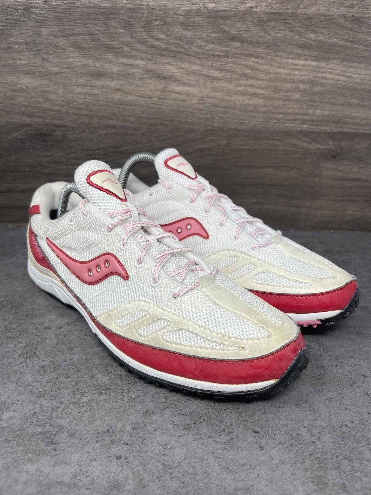 Saucony Saucony Kilkenny XC Spike Shoes Womens Size 10 Pink White Size US 10 / IT 40 - 4 Thumbnail