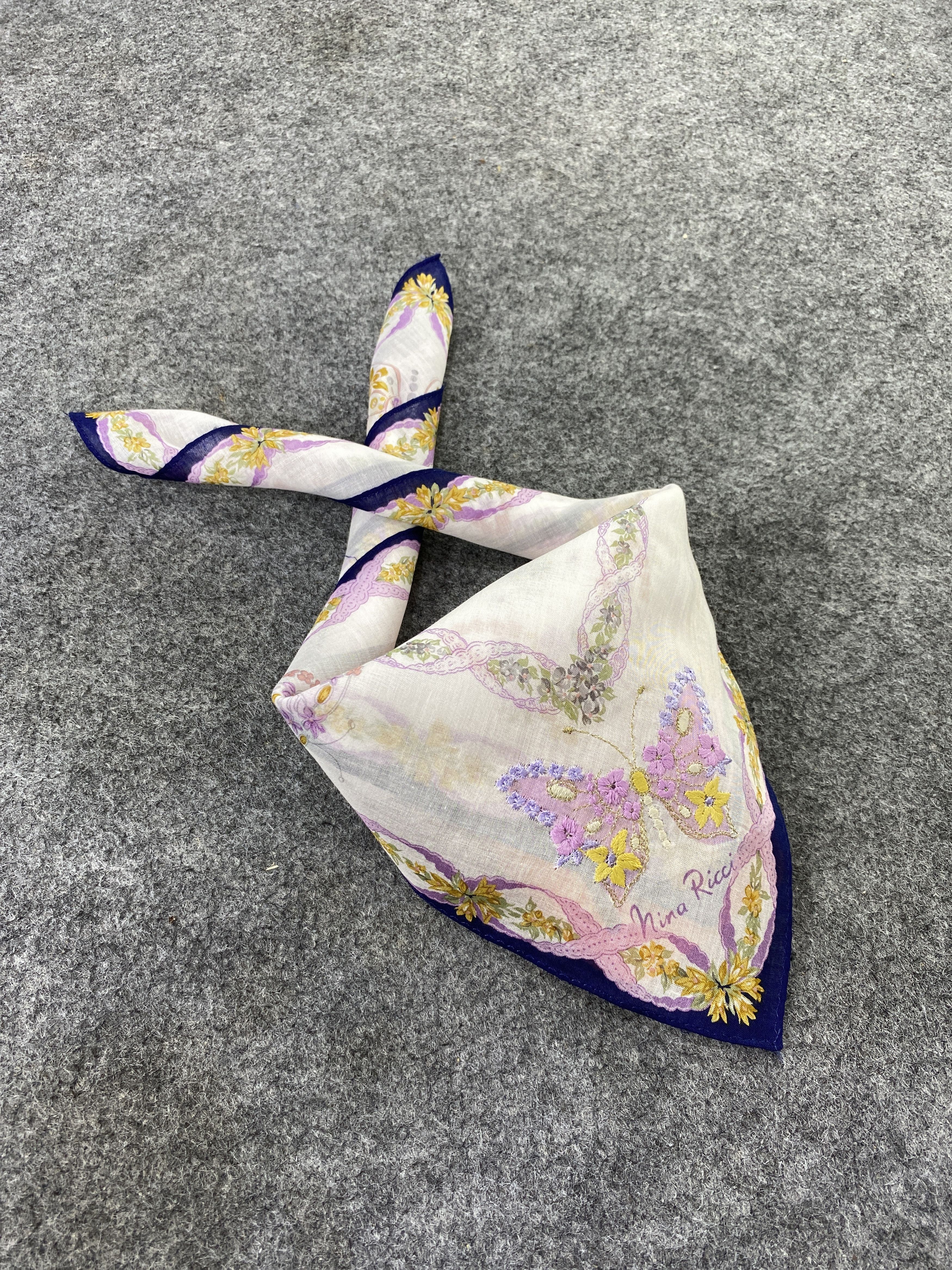 Nina Ricci Nina Ricci Handkerchief / Bandana / Neckerchief-B453 Size ONE SIZE - 1 Thumbnail