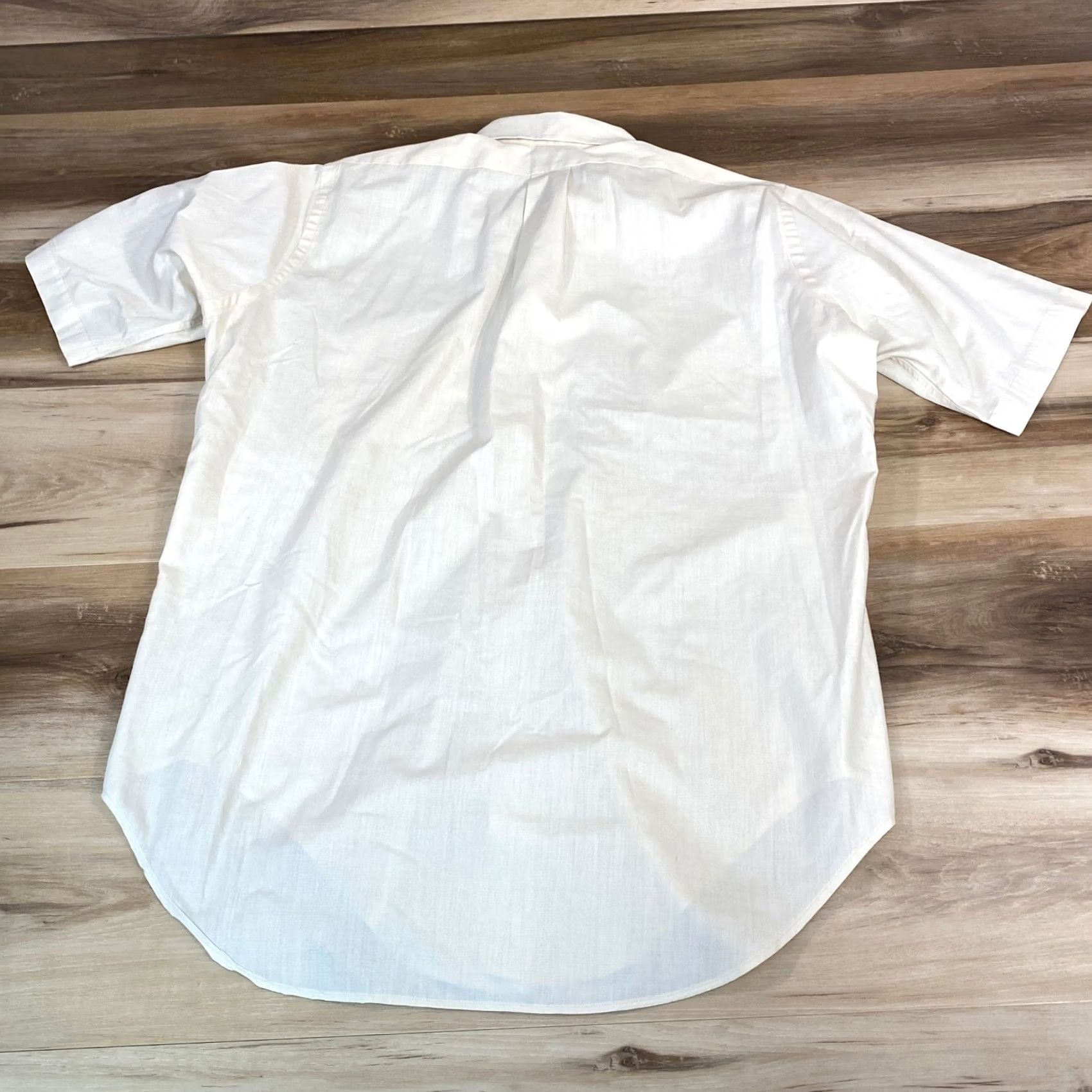 Brooks Brothers VINTAGE Brooks Brothers Brookscloth Shirt Men 14.5 Short Sleeve 6 Button 70s/80s Size US S / EU 44-46 / 1 - 7 Thumbnail