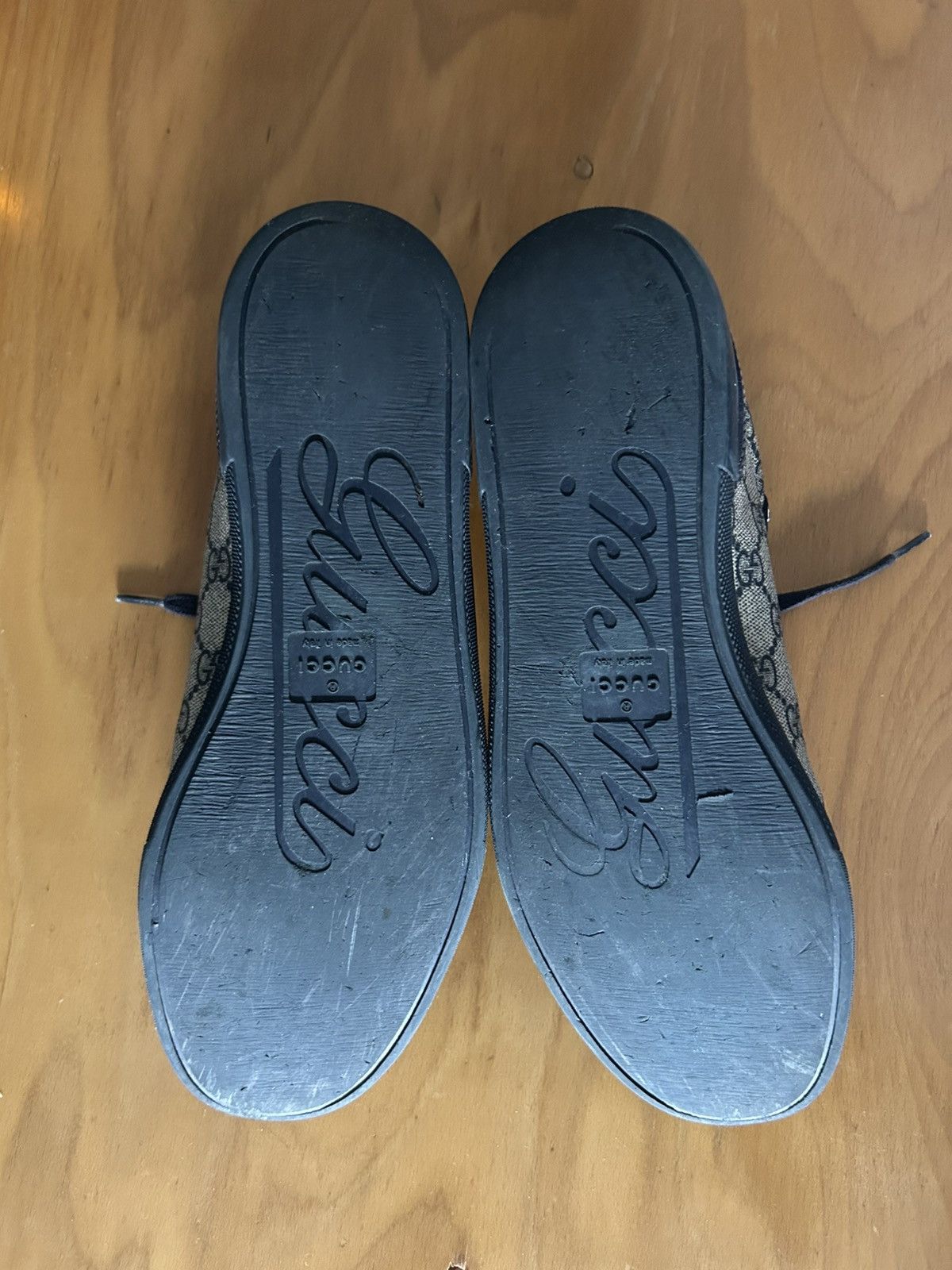 Gucci Gucci GG monogram suede sneakers Size US 9.5 / EU 42-43 - 3 Thumbnail