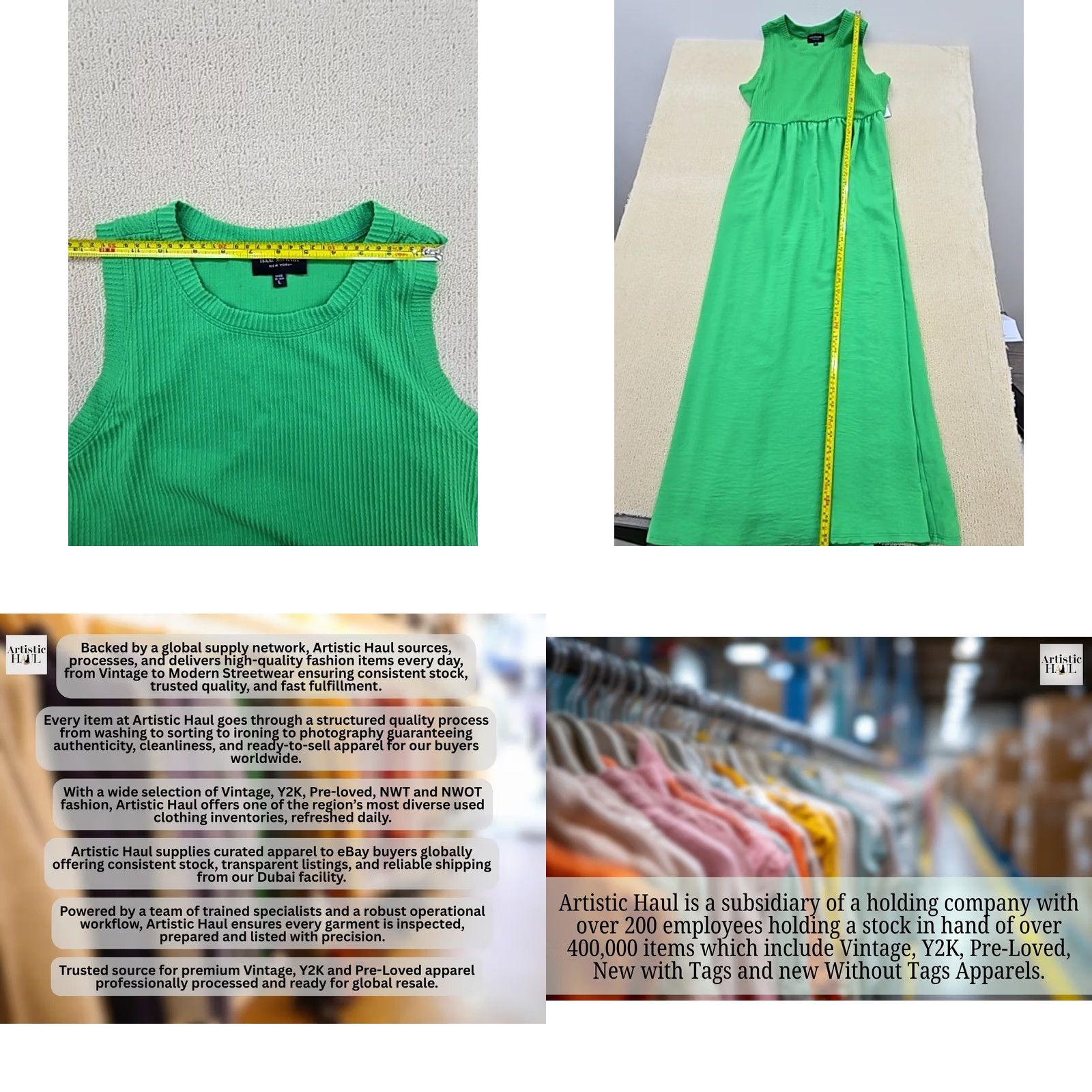 Isaac Mizrahi Isaac Mizrahi Green Maxi Dress Sleeveless Crew Neck Ruched Waist L Size L / US 10 / IT 46 - 8 Thumbnail