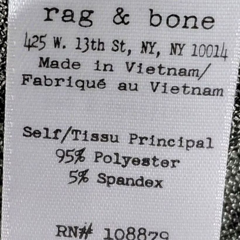Rag & Bone rag & bone NEW YORK Tank Top Women Size M Gray Solid Knit Sleeveless Size M / US 6-8 / IT 42-44 - 3 Thumbnail