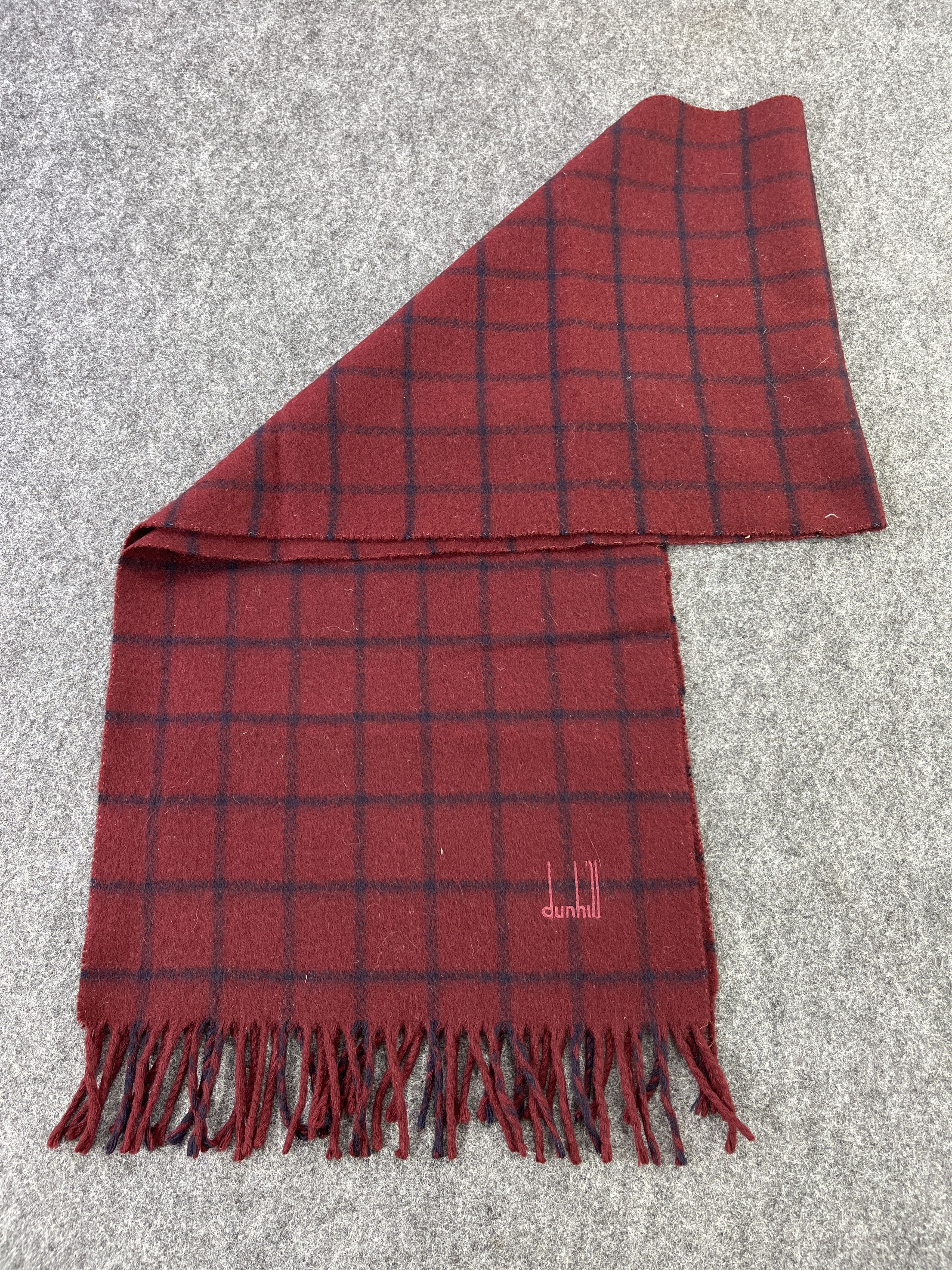 Alfred Dunhill ALFRED DUNHILL CASHMERE SCARVES / MUFFLER T187 Size ONE SIZE - 3 Thumbnail