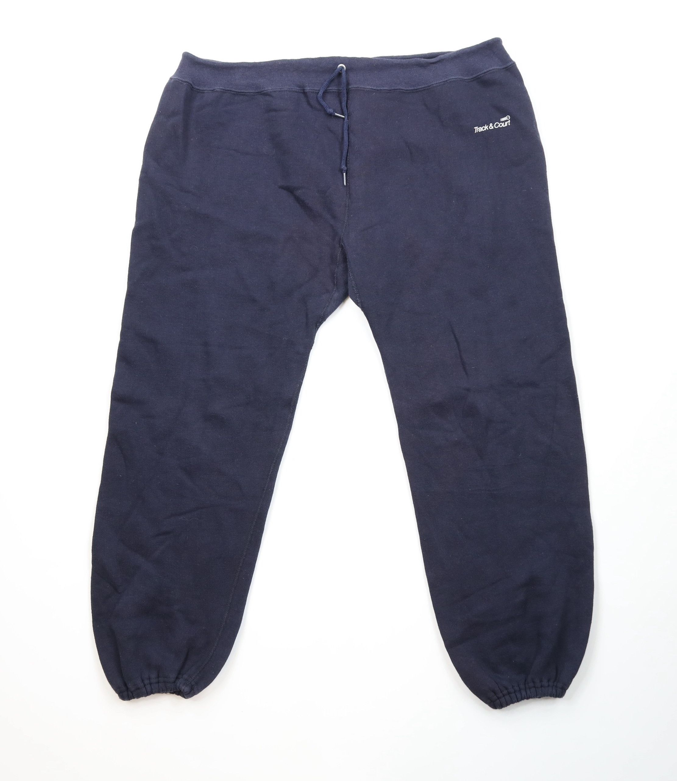 Vintage Vintage 70s 80s Streetwear Sweatpants Joggers Pants Blue USA Size US 38 / EU 54 - 1 Thumbnail