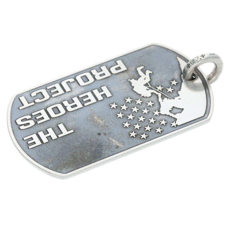 Chrome Hearts Heroes Project Dog Tag Necklace