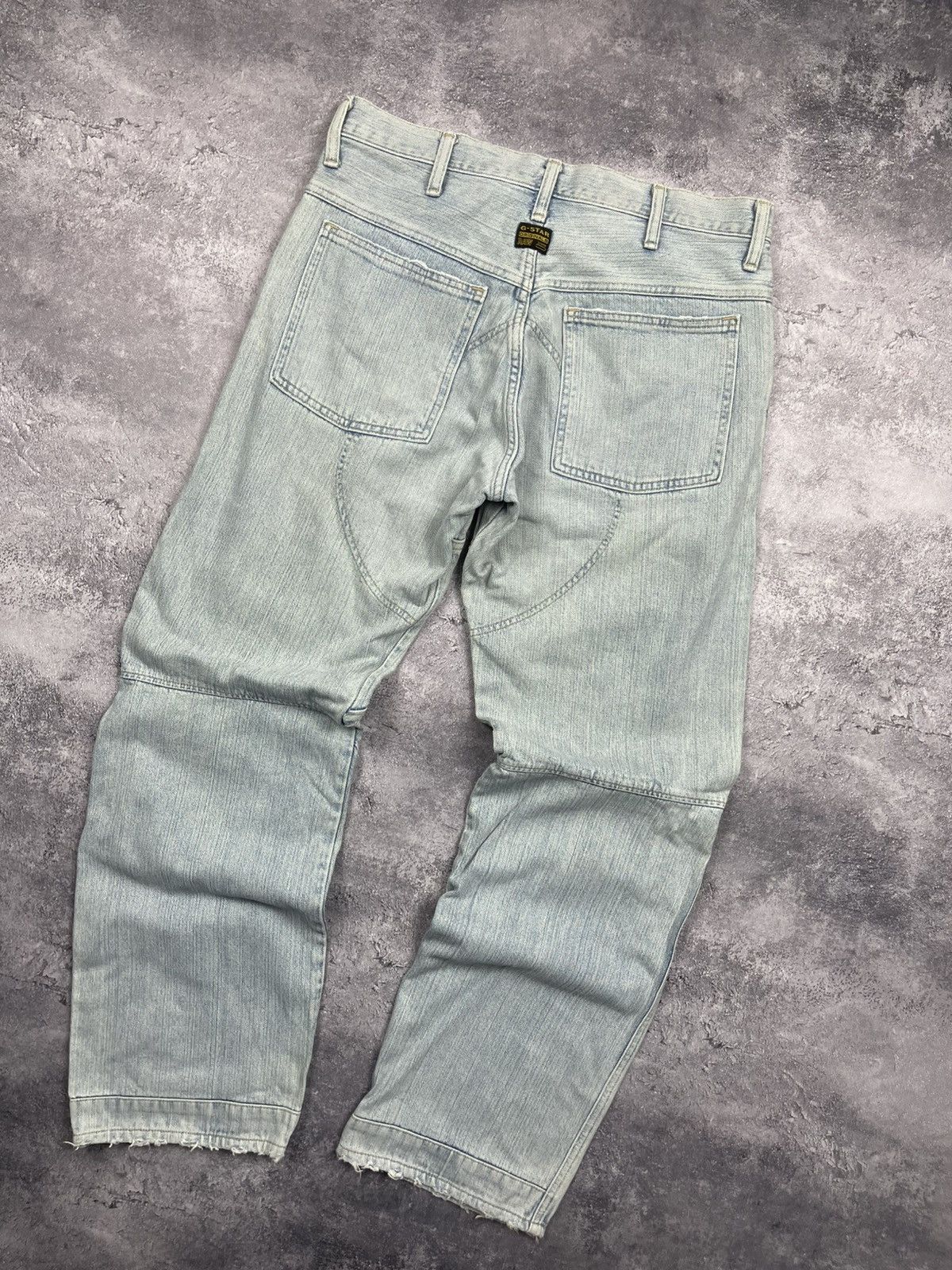 G-Star Vintage G-Star Raw Baggy Denim Jeans Double Knee Pants Y2K Size US 34 / EU 50 - 7 Thumbnail