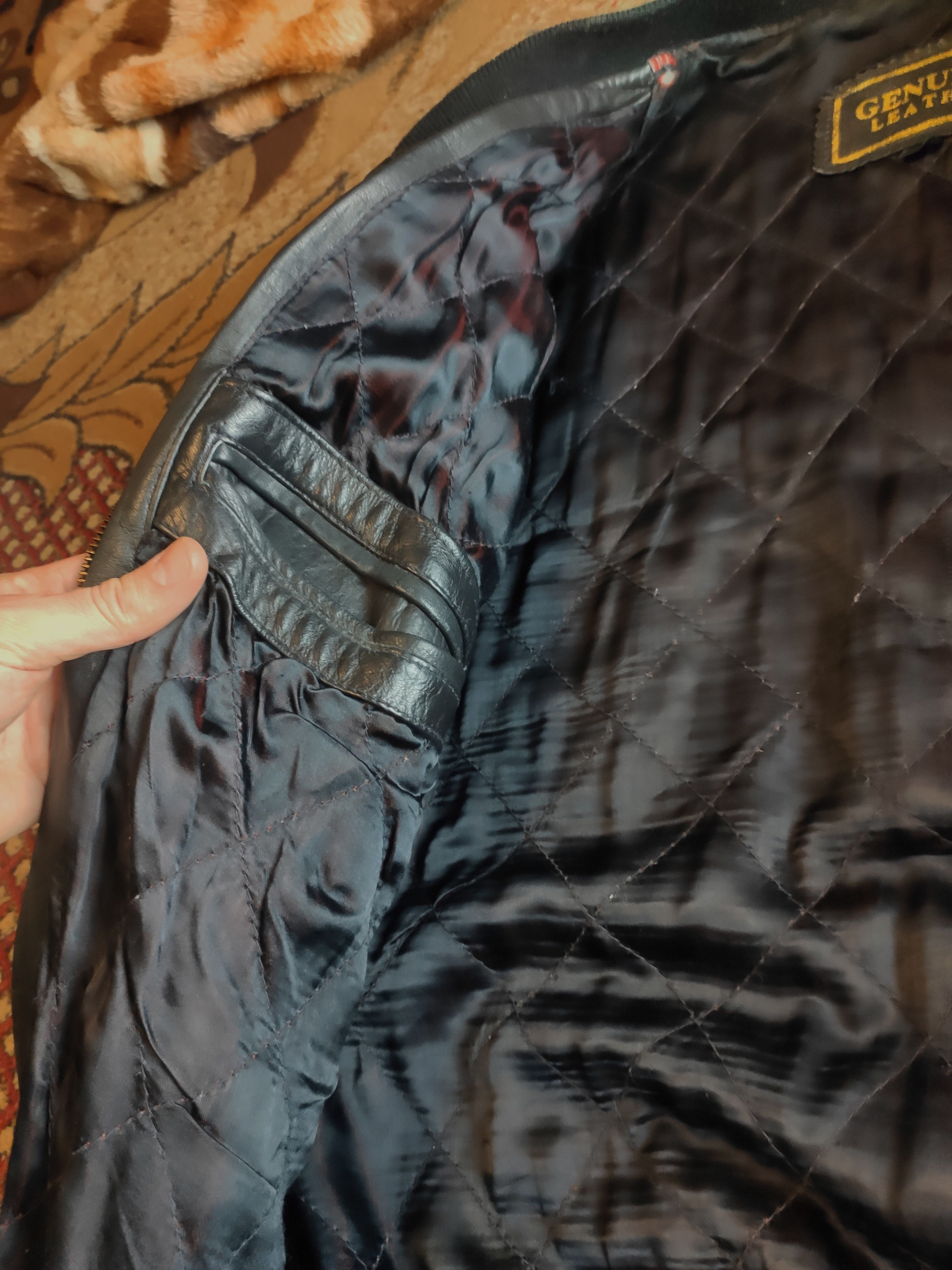 Vintage Black leather vintage bomber M ye yeezy motorcycle vintage Size US M / EU 48-50 / 2 - 6 Thumbnail