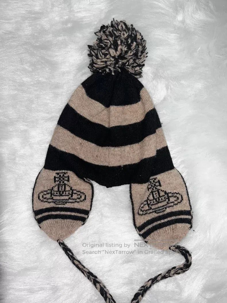 Vivienne Westwood Vivienne Westwood Knitted Ear Flap Hat Size ONE SIZE - 5 Thumbnail