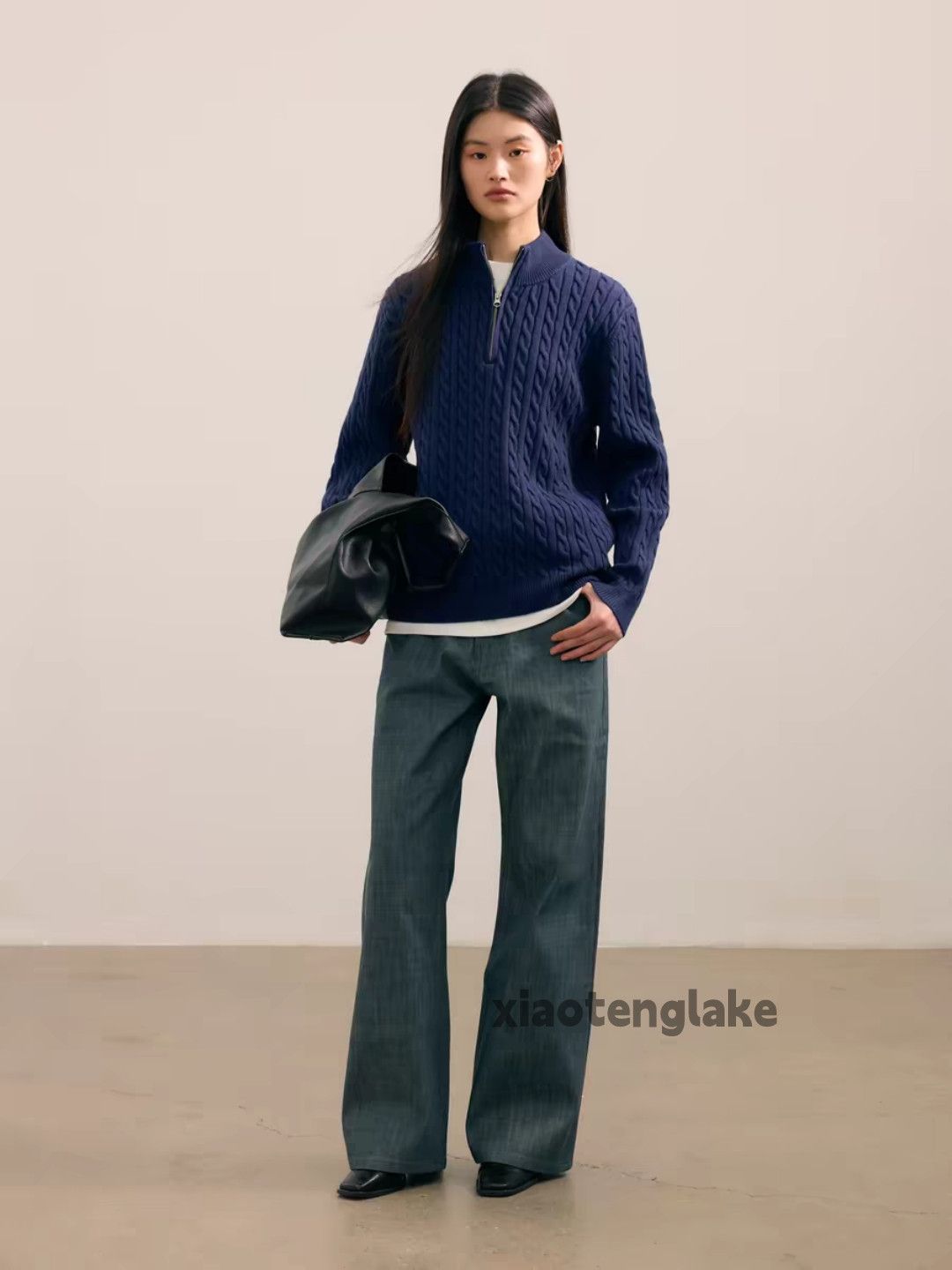Jean zx vintage wide Leg loose baggy cleanfit yuppie jeans Size US 36 / EU 52 - 6 Thumbnail