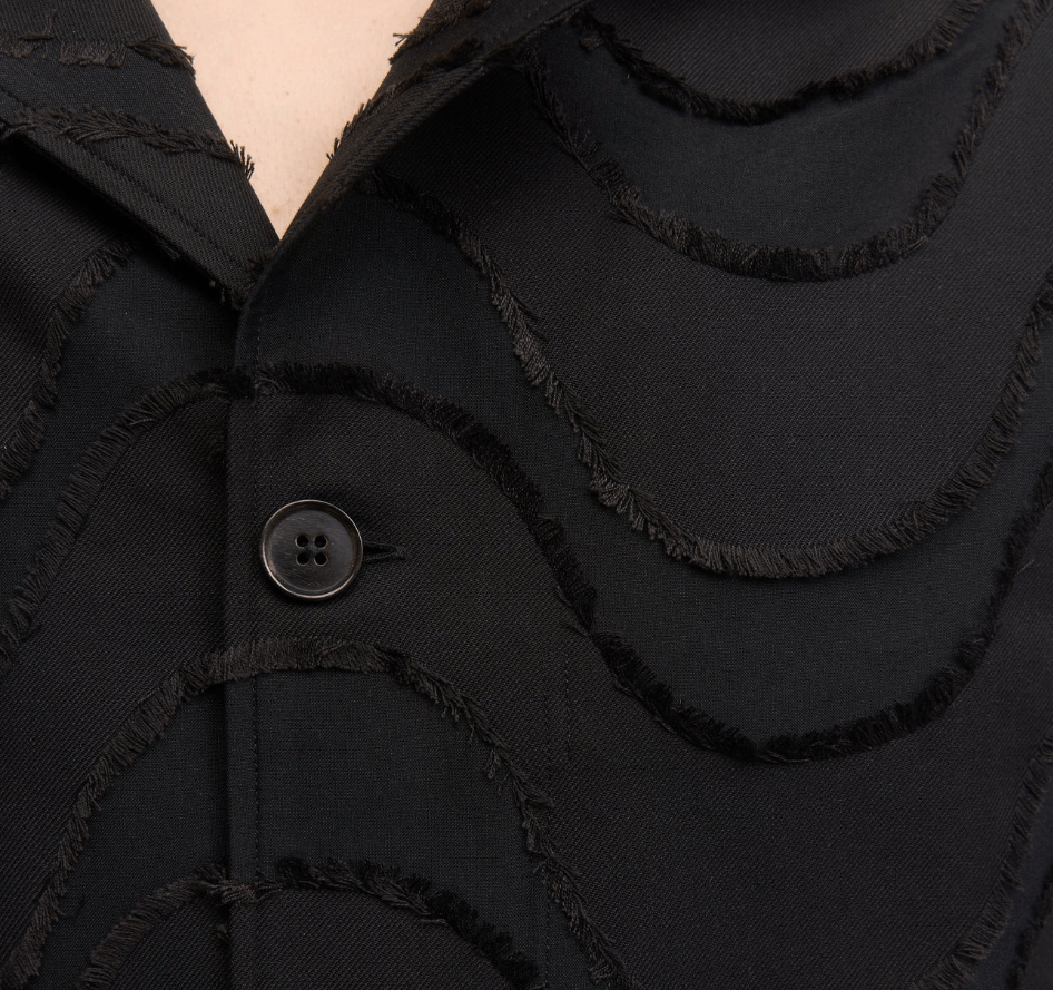 Other BNWT SS25 ECOLE DE PENSEE WAVE CUT JACQUARD SHIRT 50 Size US M / EU 48-50 / 2 - 13 Thumbnail