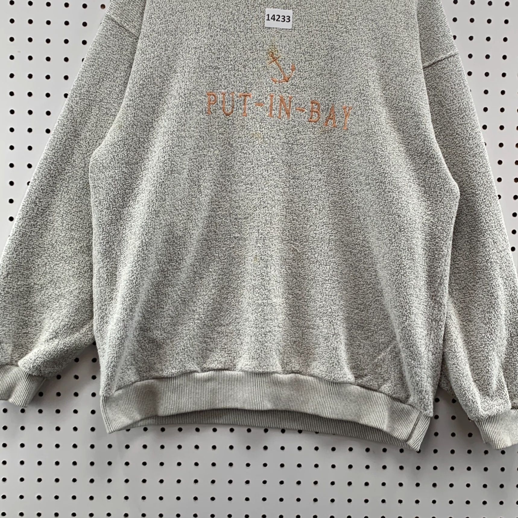Vintage VINTAGE Sportswear Long Sleeve Sweatshirt Men Adult Large Gray Crew Neck 90s Put-In-Bay Size US L / EU 52-54 / 3 - 6 Thumbnail