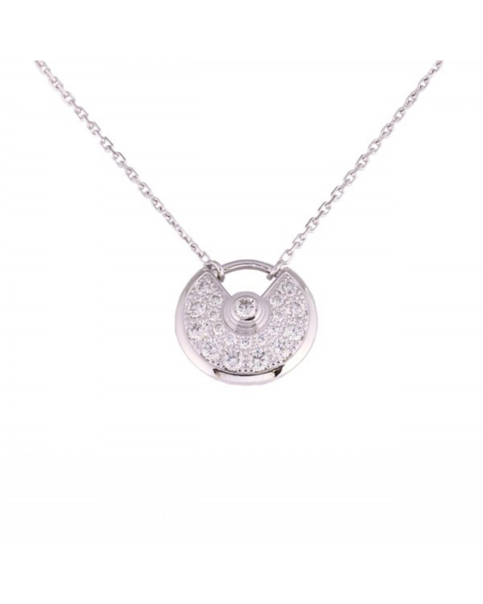 image of Amulette De Cartier Necklace in White, Women's