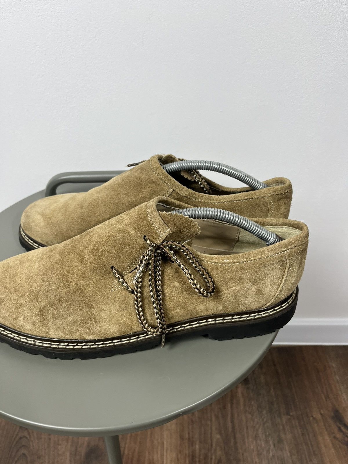 Other Alpin Suede Leather Shoes Beige Size 46 EU Chunky Sole Size US 12 / EU 45 - 7 Thumbnail