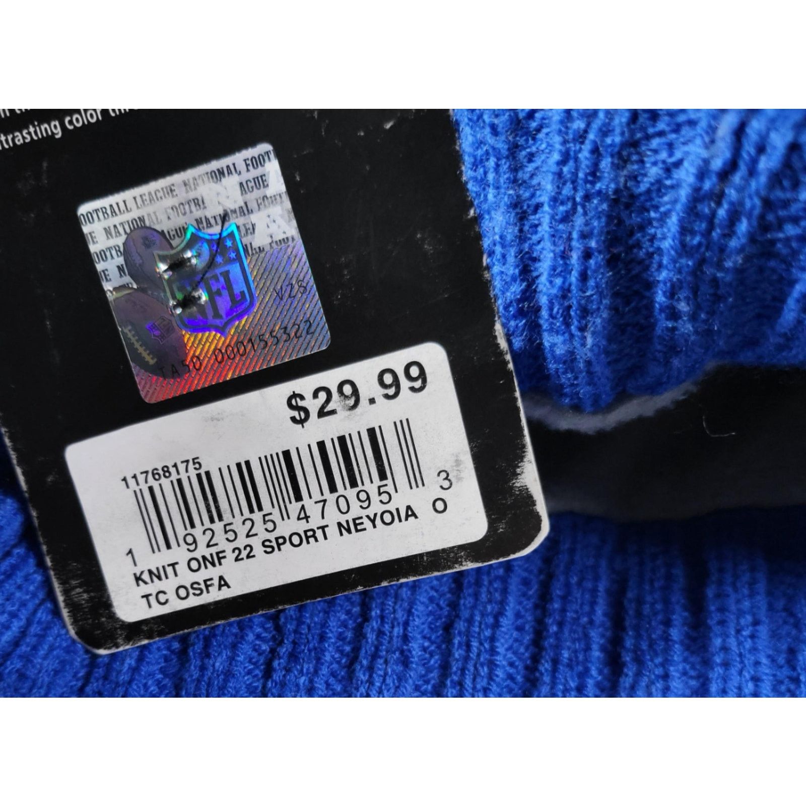 Other NWT Indianapolis Colts Sports Knit Pom Beanie Fleece Lined Size ONE SIZE - 4 Thumbnail