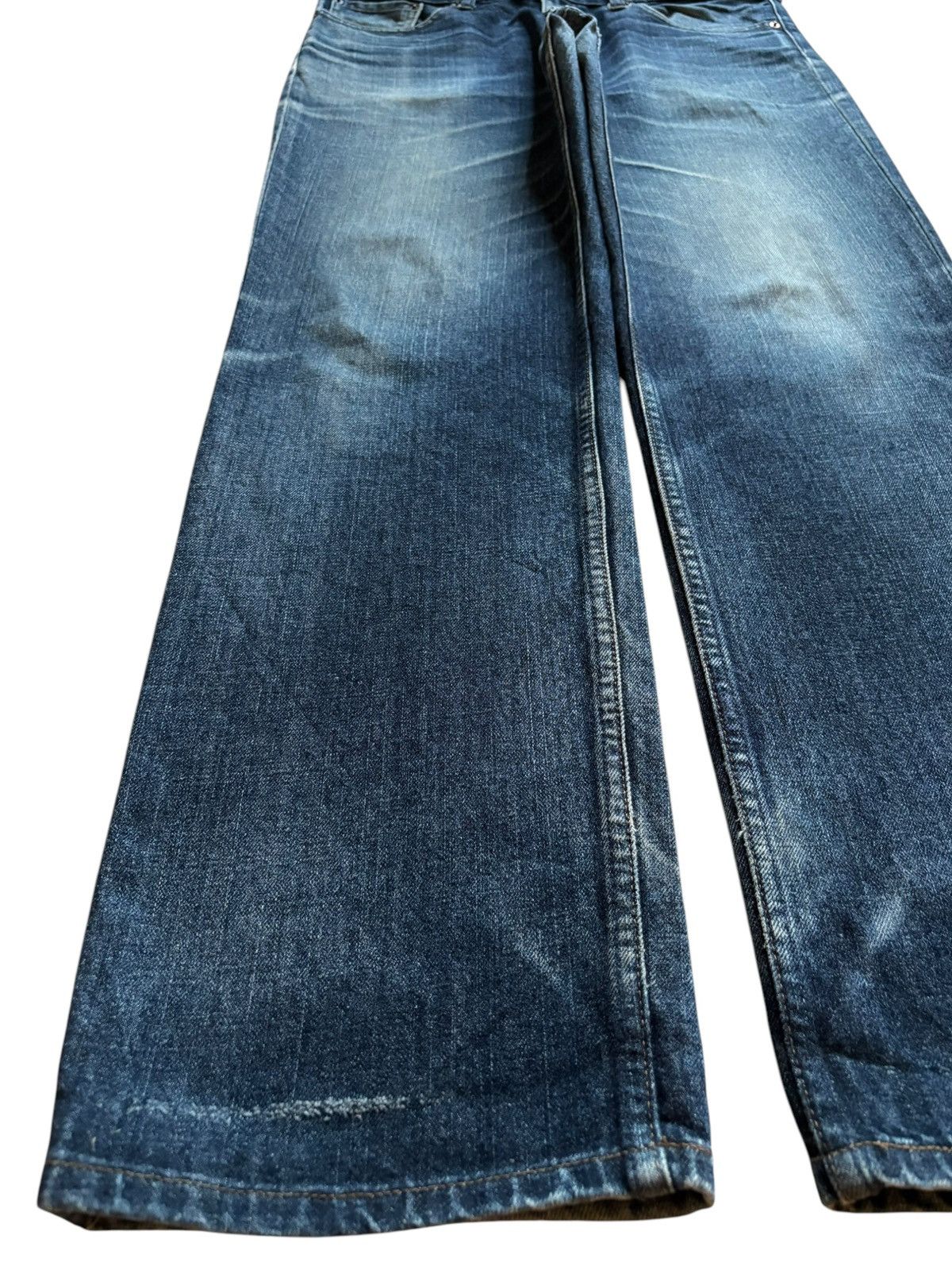 Levi's Vintage 90s Levis 533 Mud Wash Distressed Loose Baggy Jeans Size US 35 - 6 Thumbnail