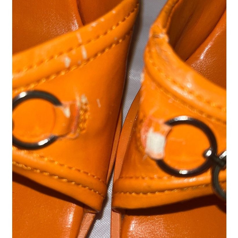 Other Splash Orange Heel Slide Sandals Open Toe Slip On Size 5.5 Size US 5.5 / IT 35.5 - 9 Thumbnail