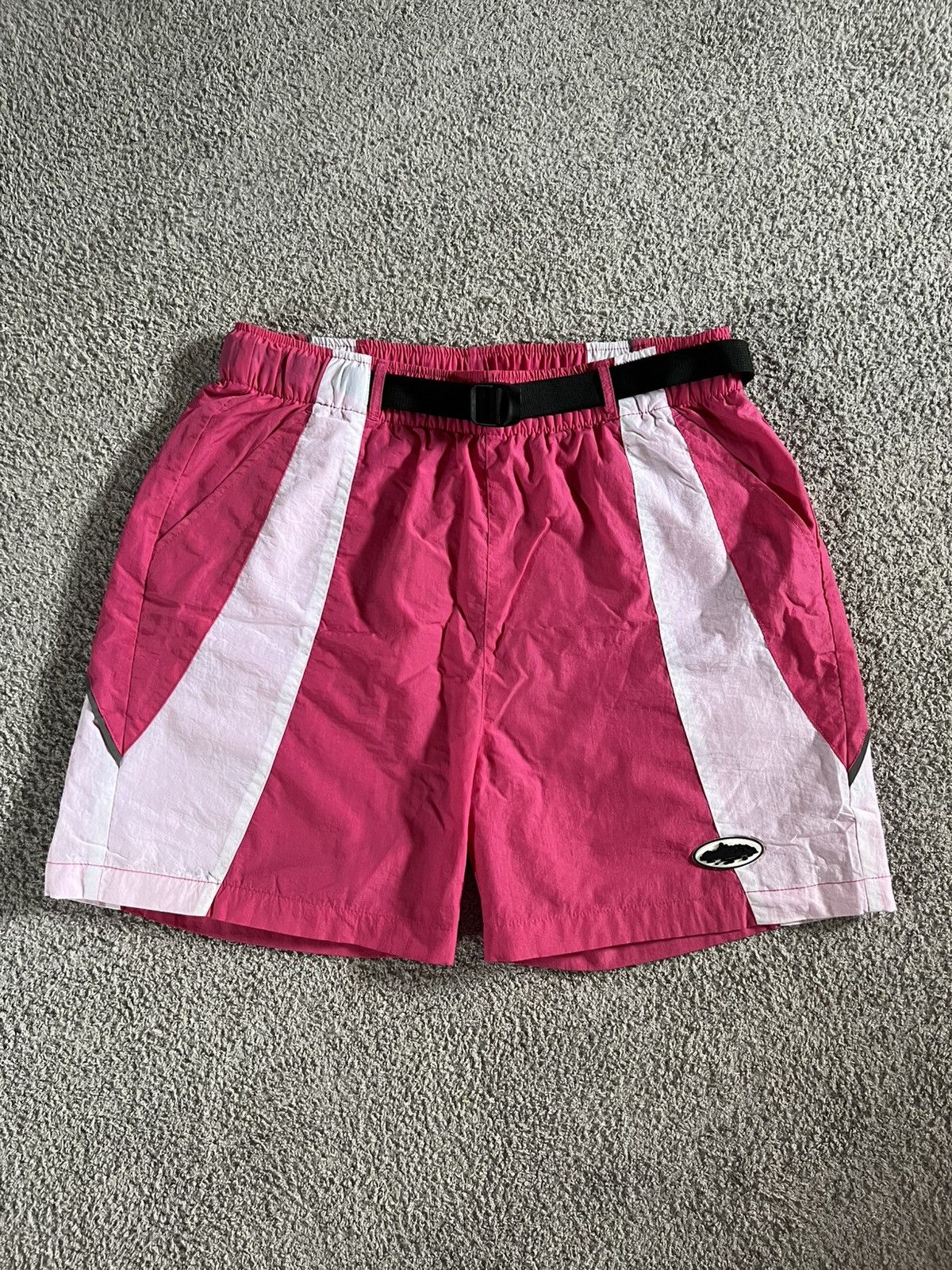 Corteiz Corteiz HMP Raw Hem shorts heather grey medium | Grailed