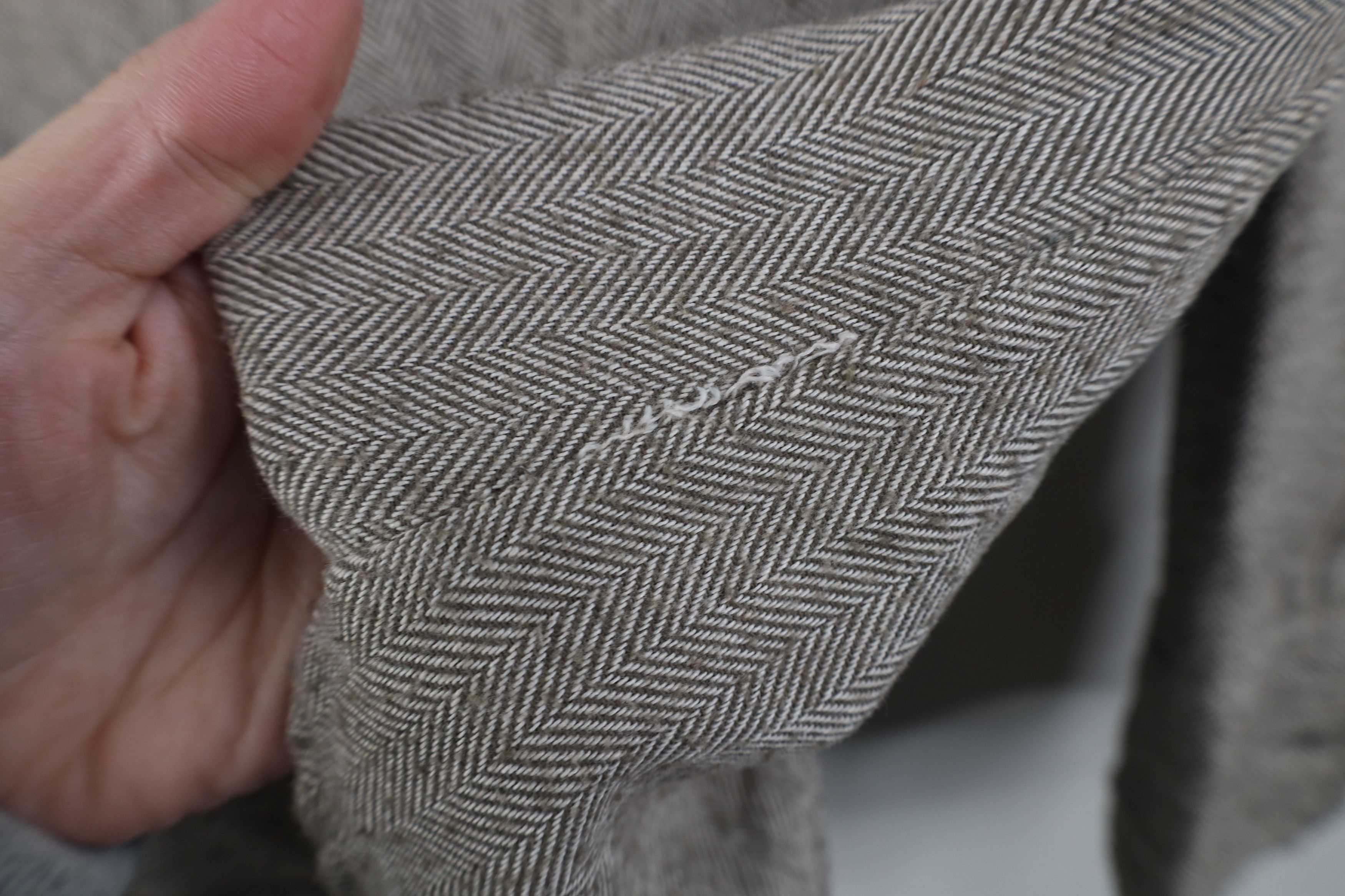 Vintage Vintage Horse Equestrian Herringbone Flannel Collared Shirt Size M / US 6-8 / IT 42-44 - 7 Thumbnail