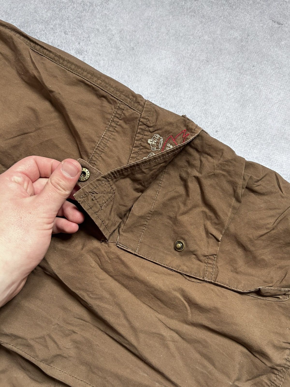 Japanese Brand × Vintage Vintage Three Crowns Japanese brand parachute pants y2k Size US 34 / EU 50 - 6 Thumbnail