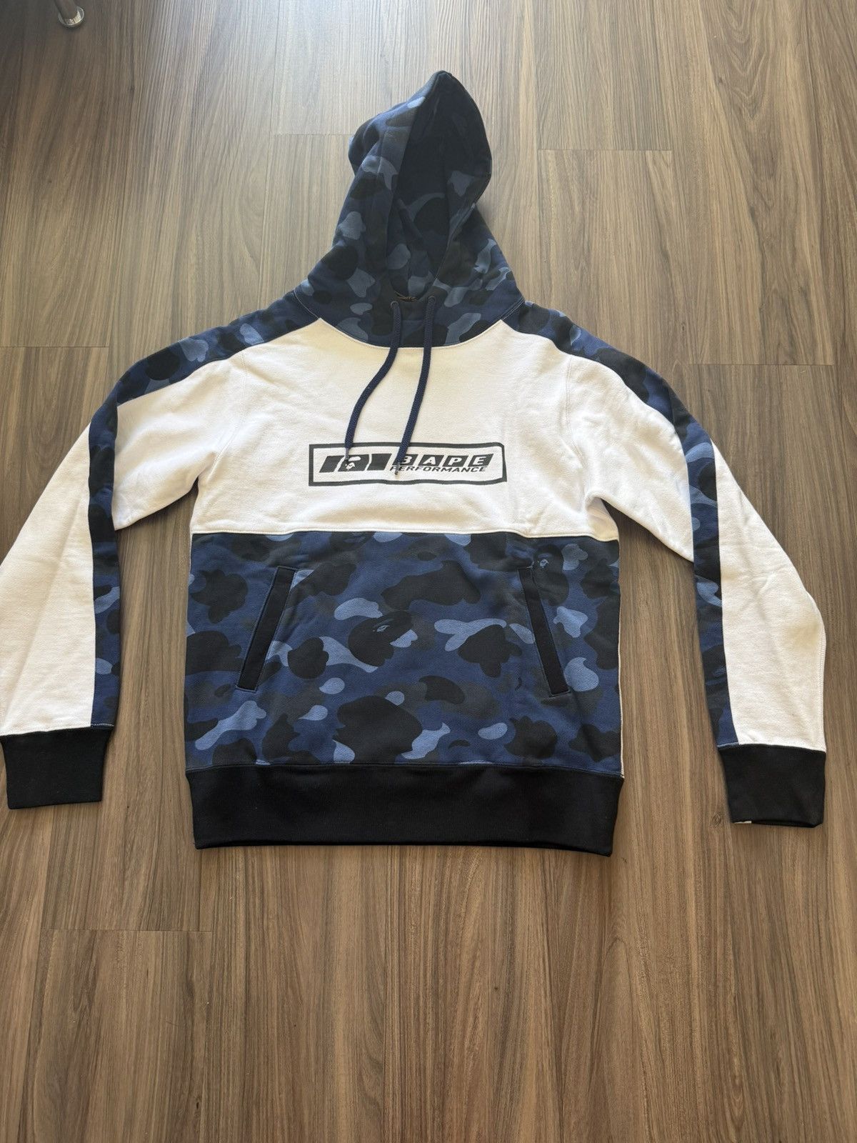 Bape BAPE Performance Blue Camo Hoodie Made in Japan Size M Size US M / EU 48-50 / 2 - 1 Thumbnail