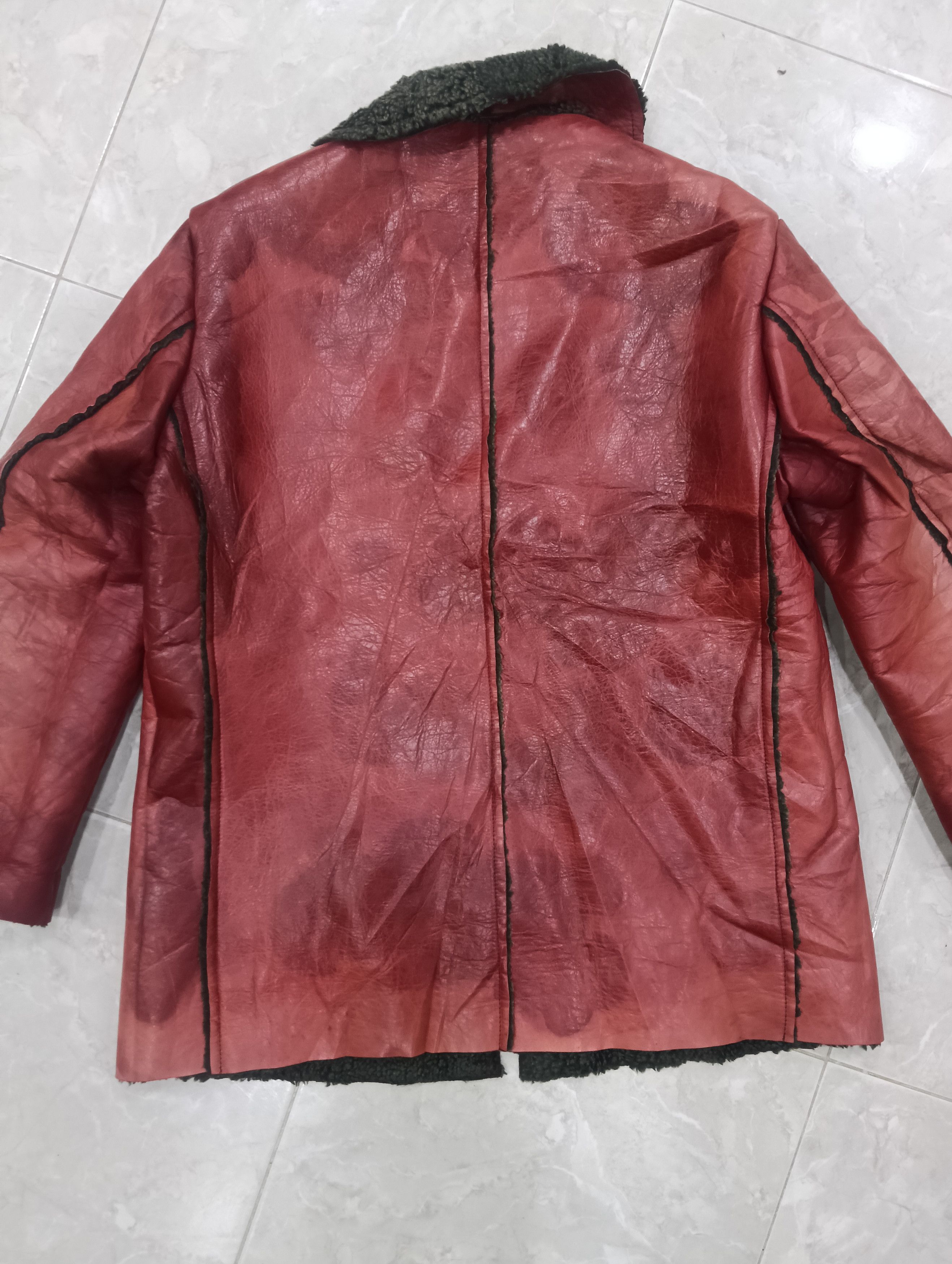 291295=Homme Great Shearling Leather Jacket By 291295=Homme Size US XL / EU 56 / 4 - 4 Thumbnail