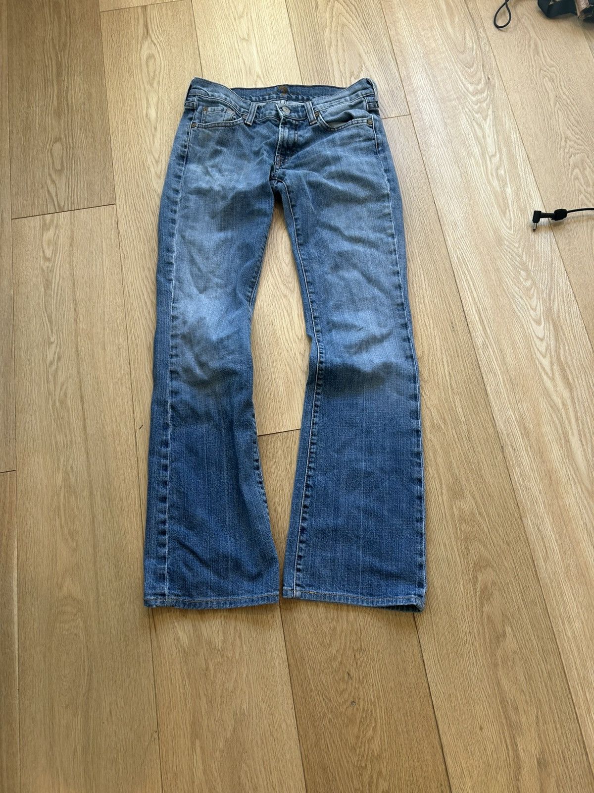 7 For All Mankind × Japanese Brand 7 for all mankind flared jeans Size US 28 / EU 44 - 1 Thumbnail