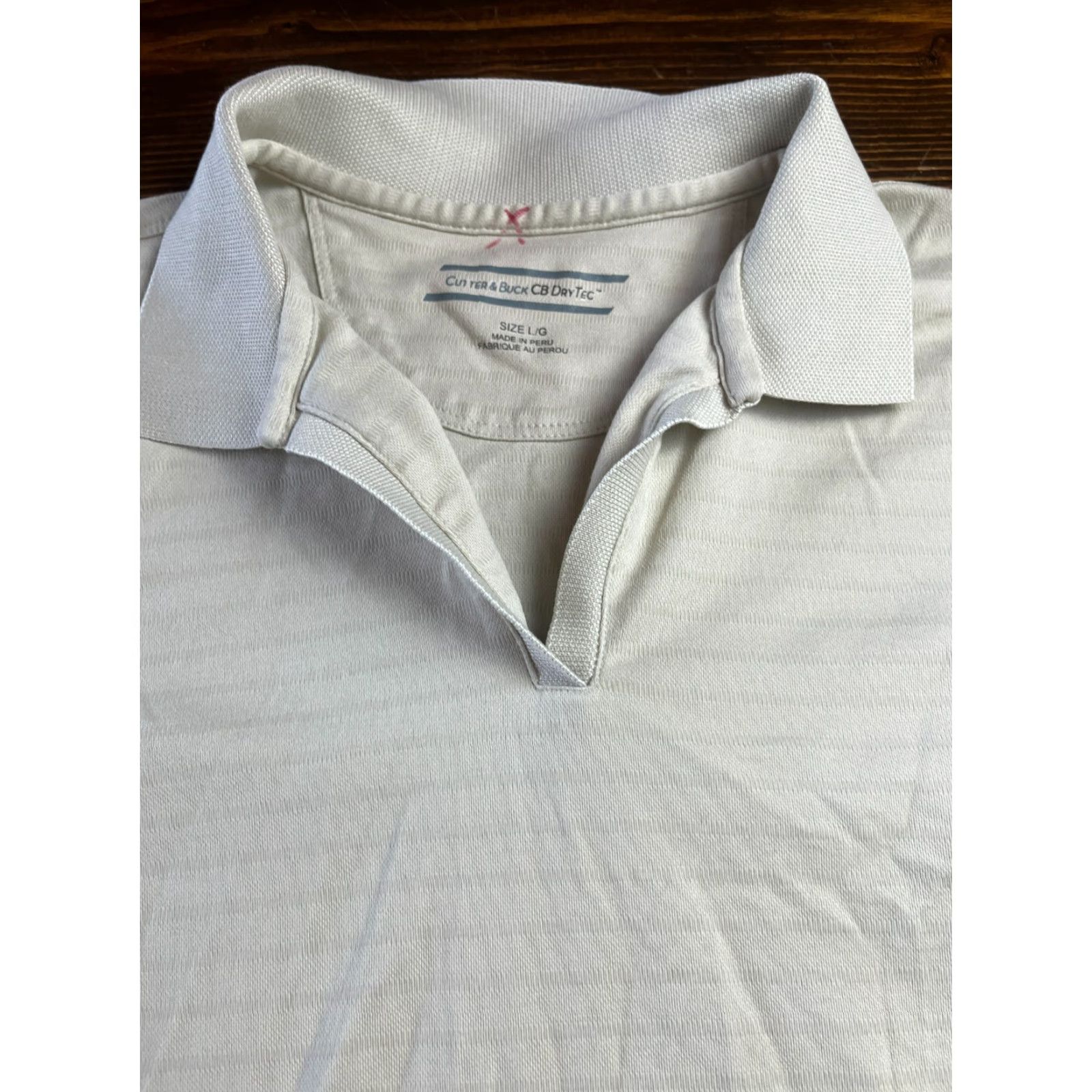 Cutter & Buck Cutter & Buck Shirt Women Large Tan Golf Polo CB Dry Tech Size L / US 10 / IT 46 - 4 Thumbnail