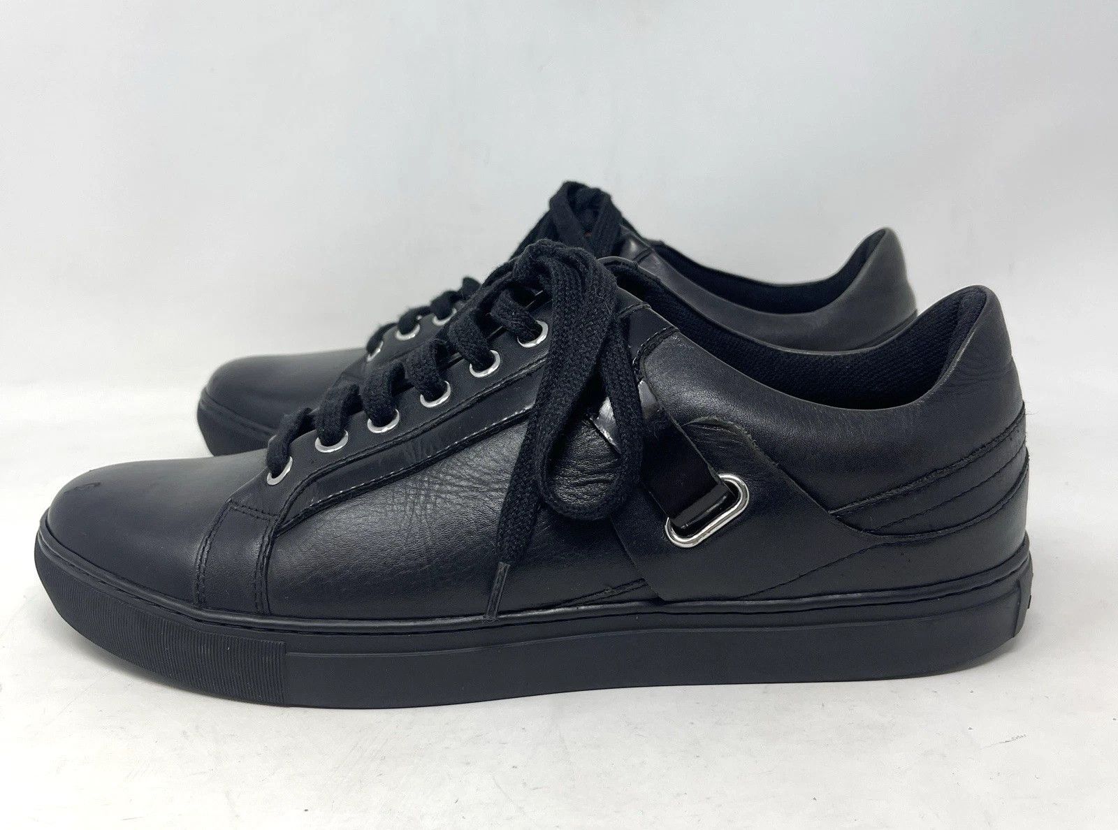 Versace Versace Collection Lace-Up Leather Men’s Sneakers Size US 10 / EU 43 - 2 Thumbnail