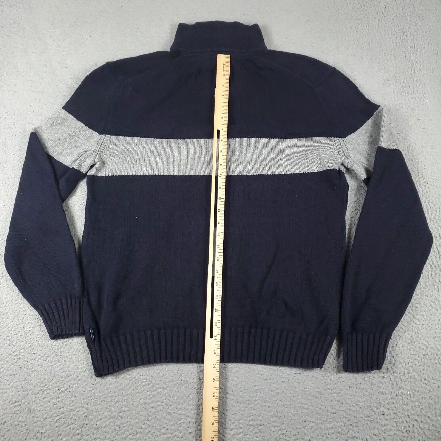 Nautica Nautica Blue Sweater Mens XL Long Sleeve 1/4 Zip Up Pullover Size US XL / EU 56 / 4 - 5 Thumbnail